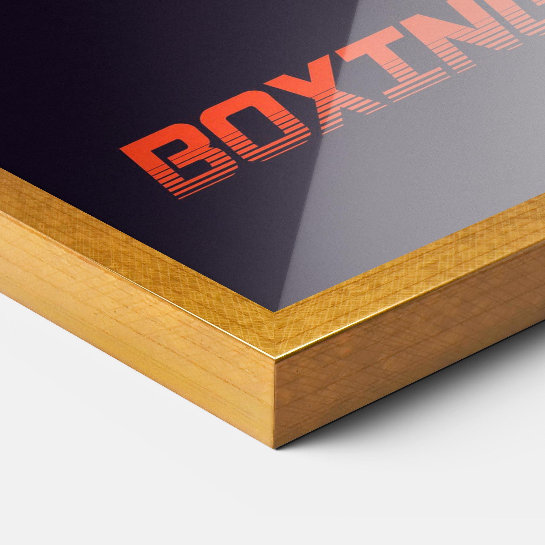 Рамкиран постер Boxing Strong Match mockup 3