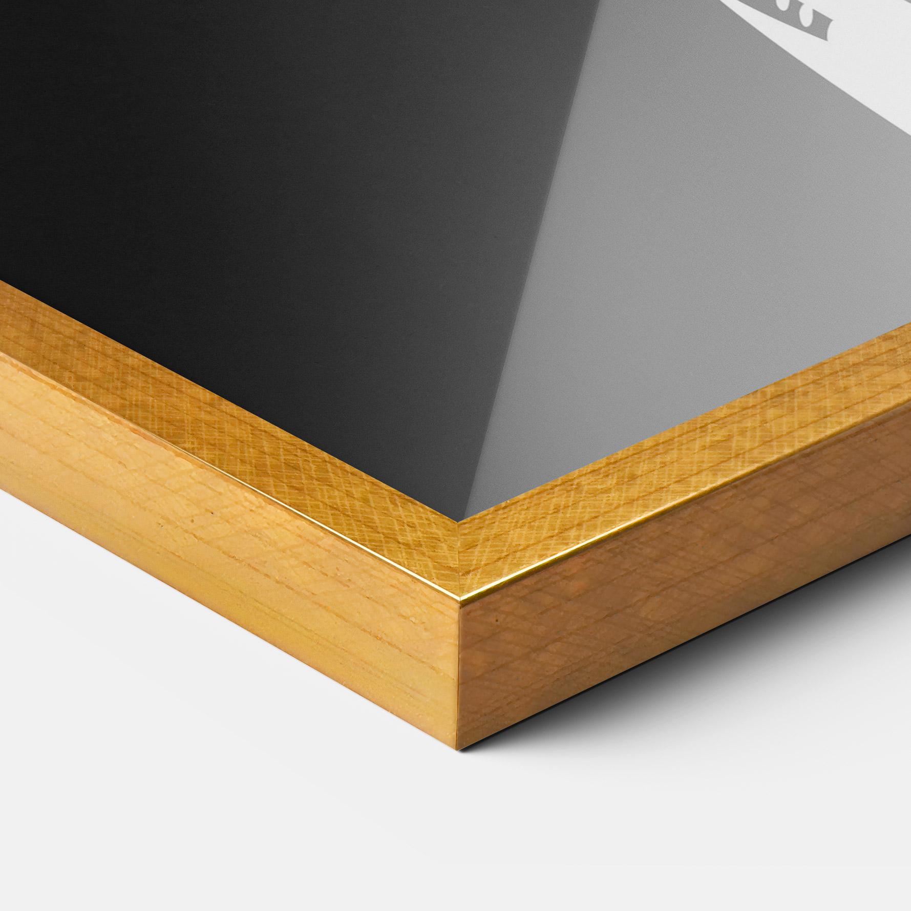 Рамкиран постер Grey Hand Boxing mockup 3