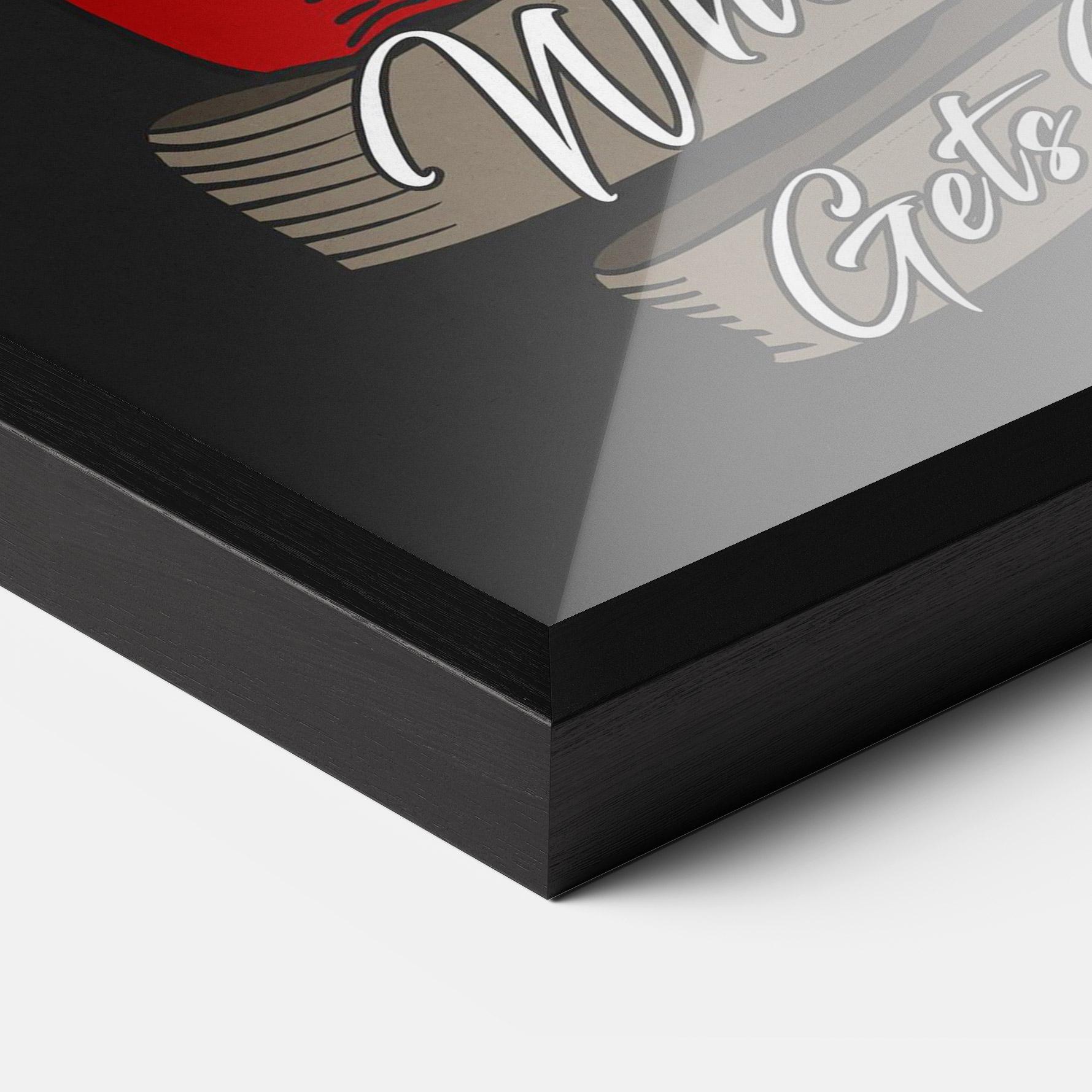 Рамкиран постер Pitbull Boxer mockup 3