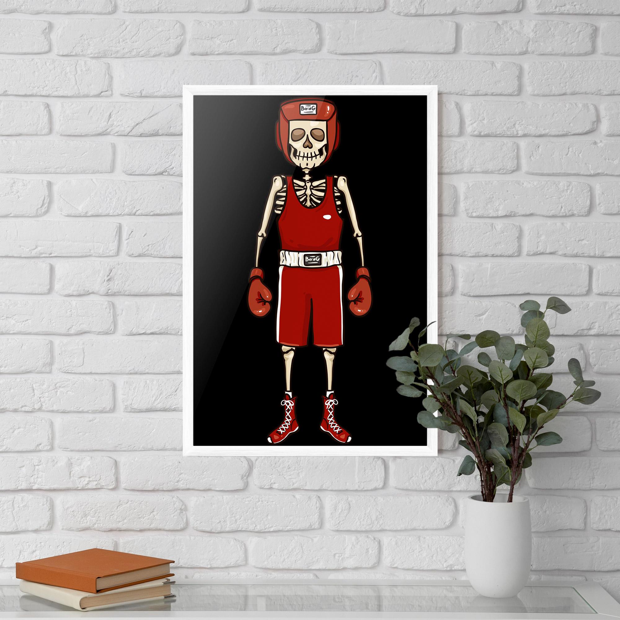 Рамкиран постер Bones Box mockup 5