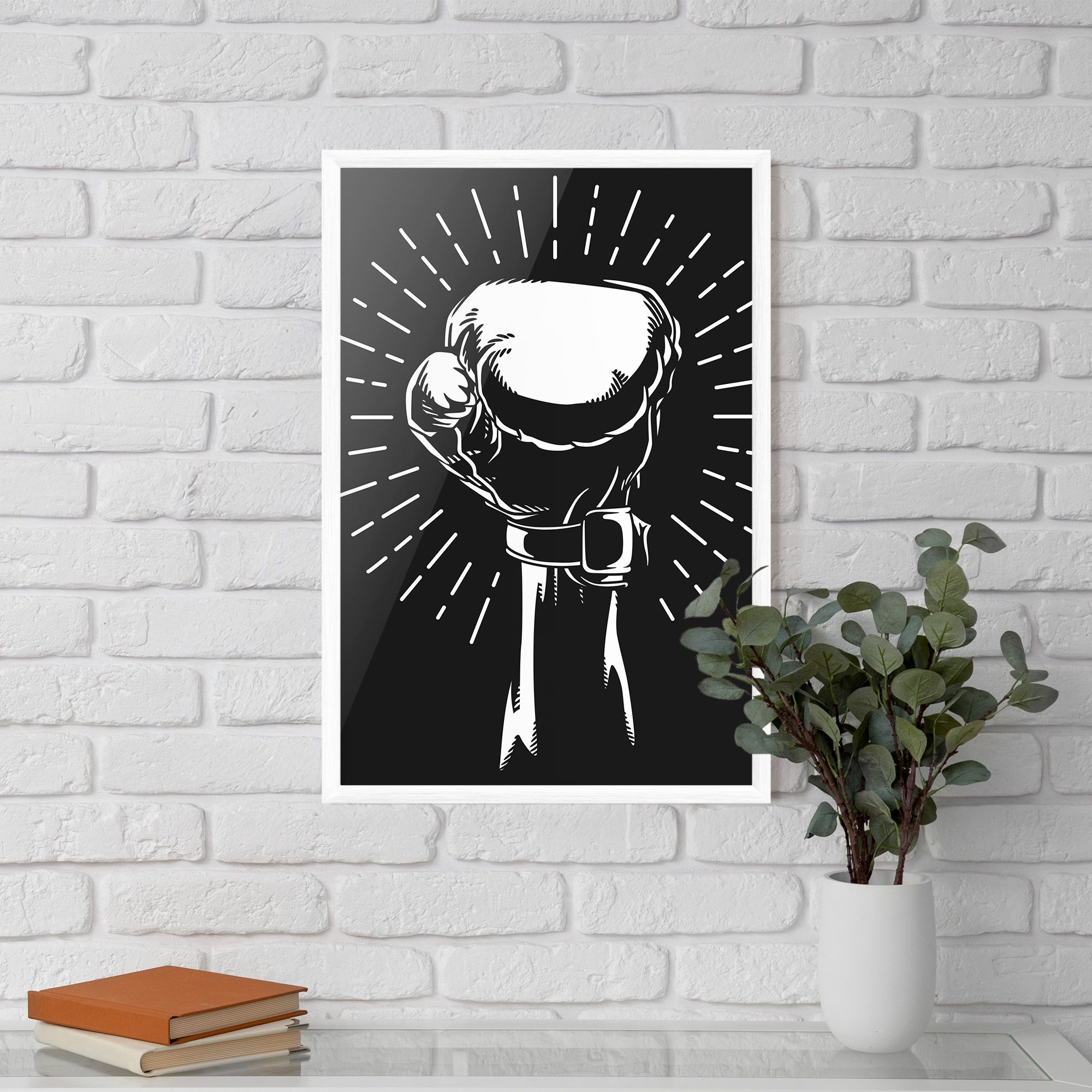 Grey Hand Boxing mockup 5