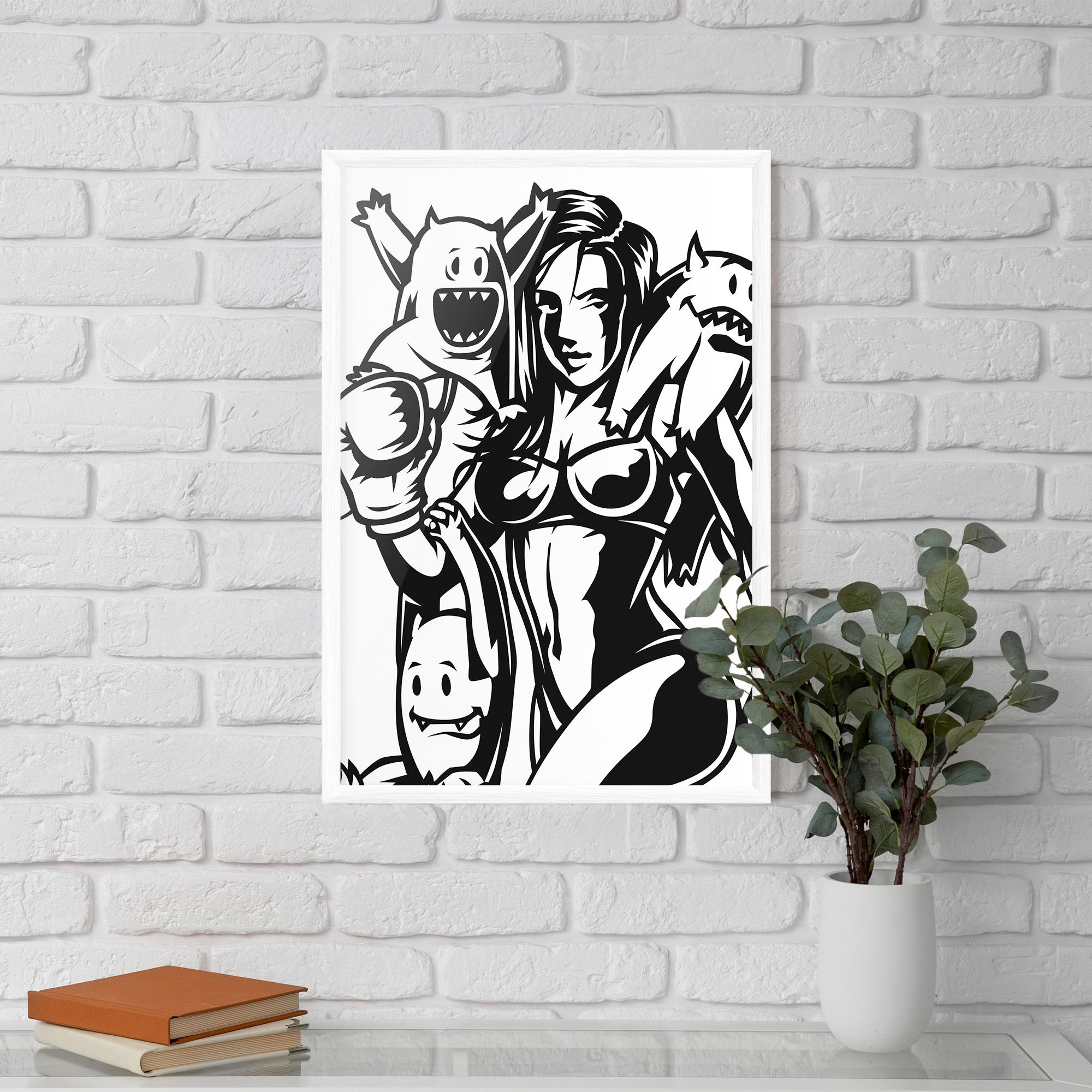 Woman Boxing mockup 5