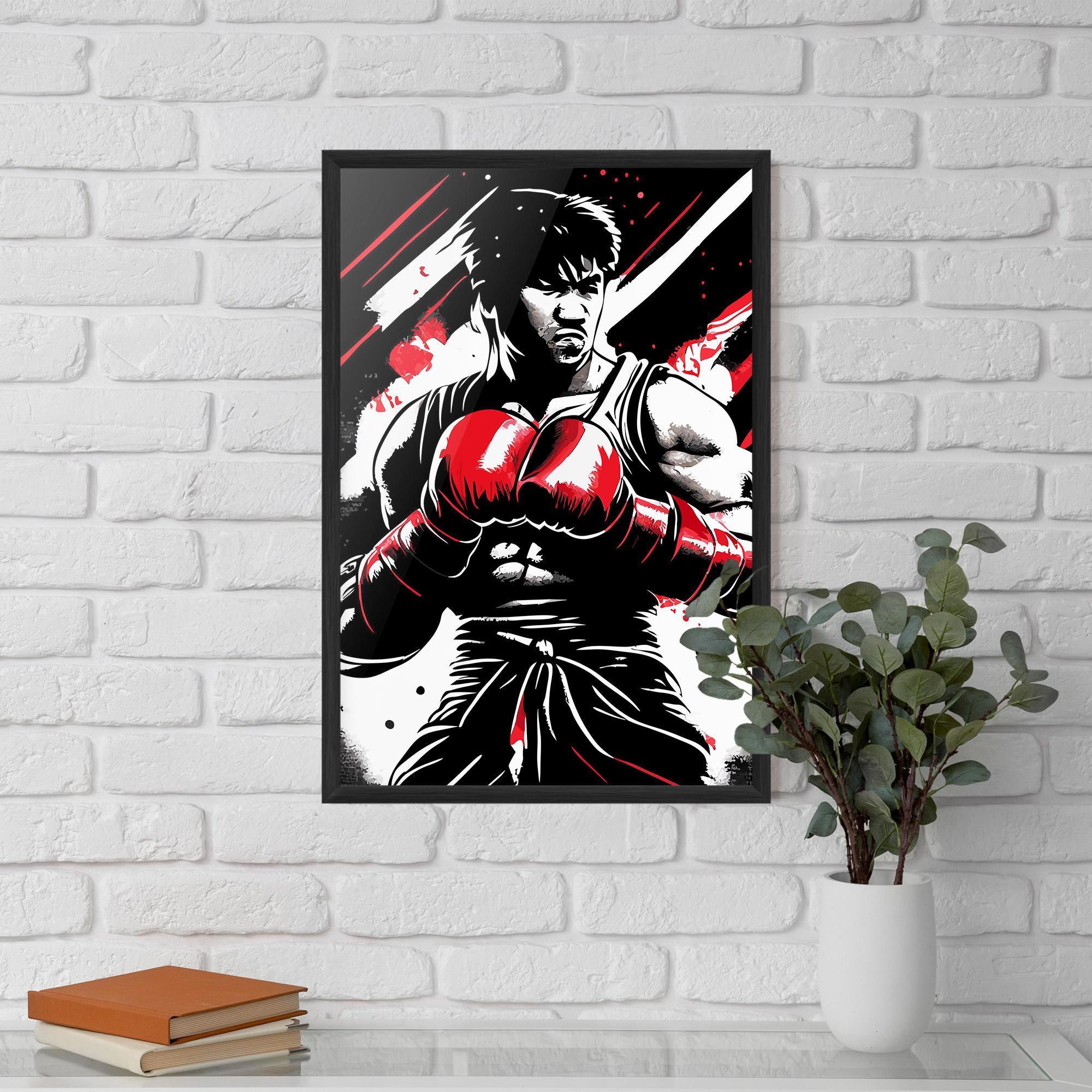 Рамкиран постер Glove Video Game mockup 5