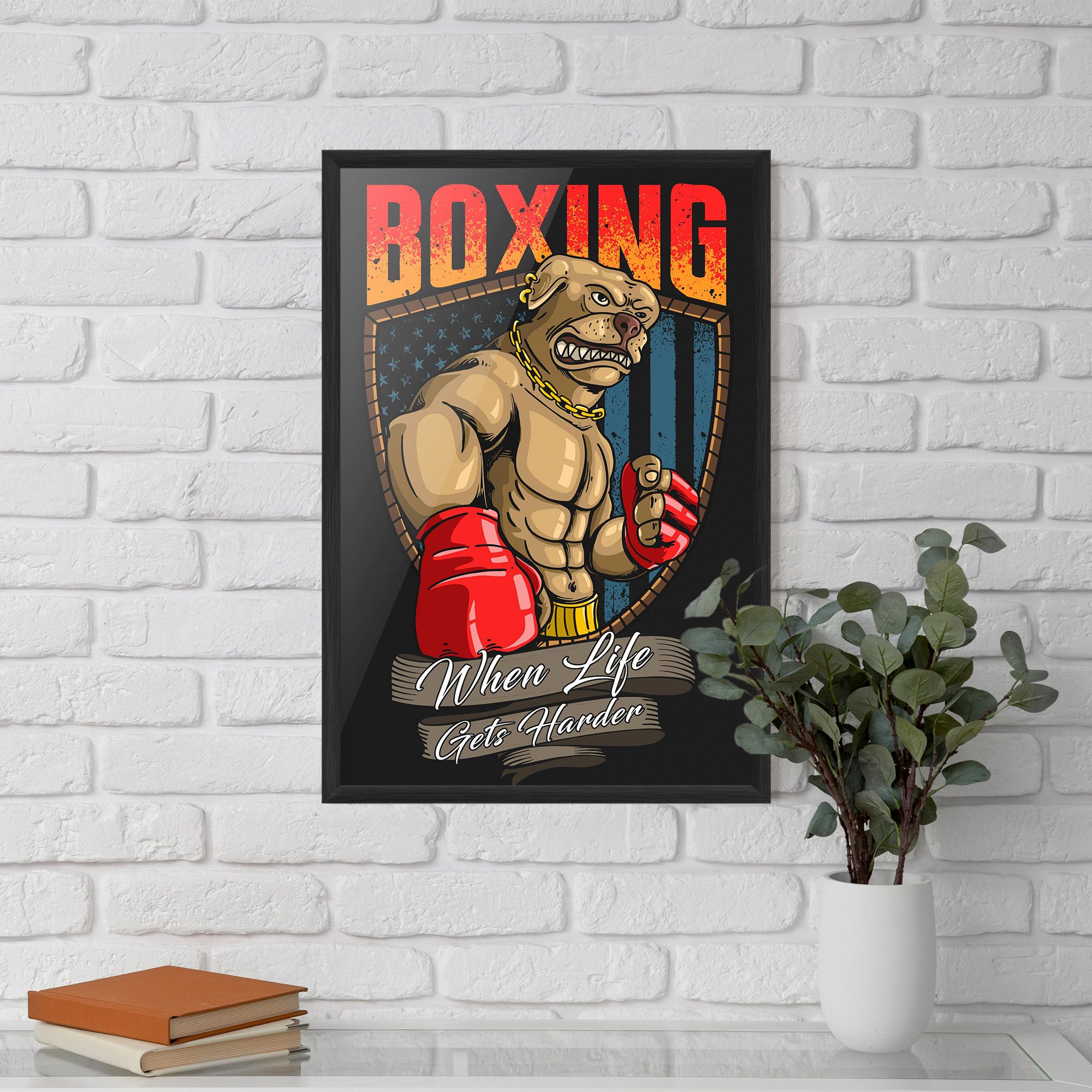Pitbull Boxer mockup 5