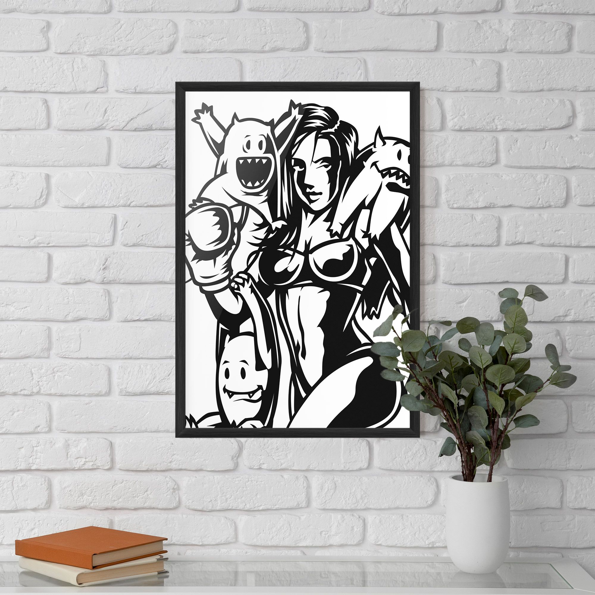 Woman Boxing mockup 5