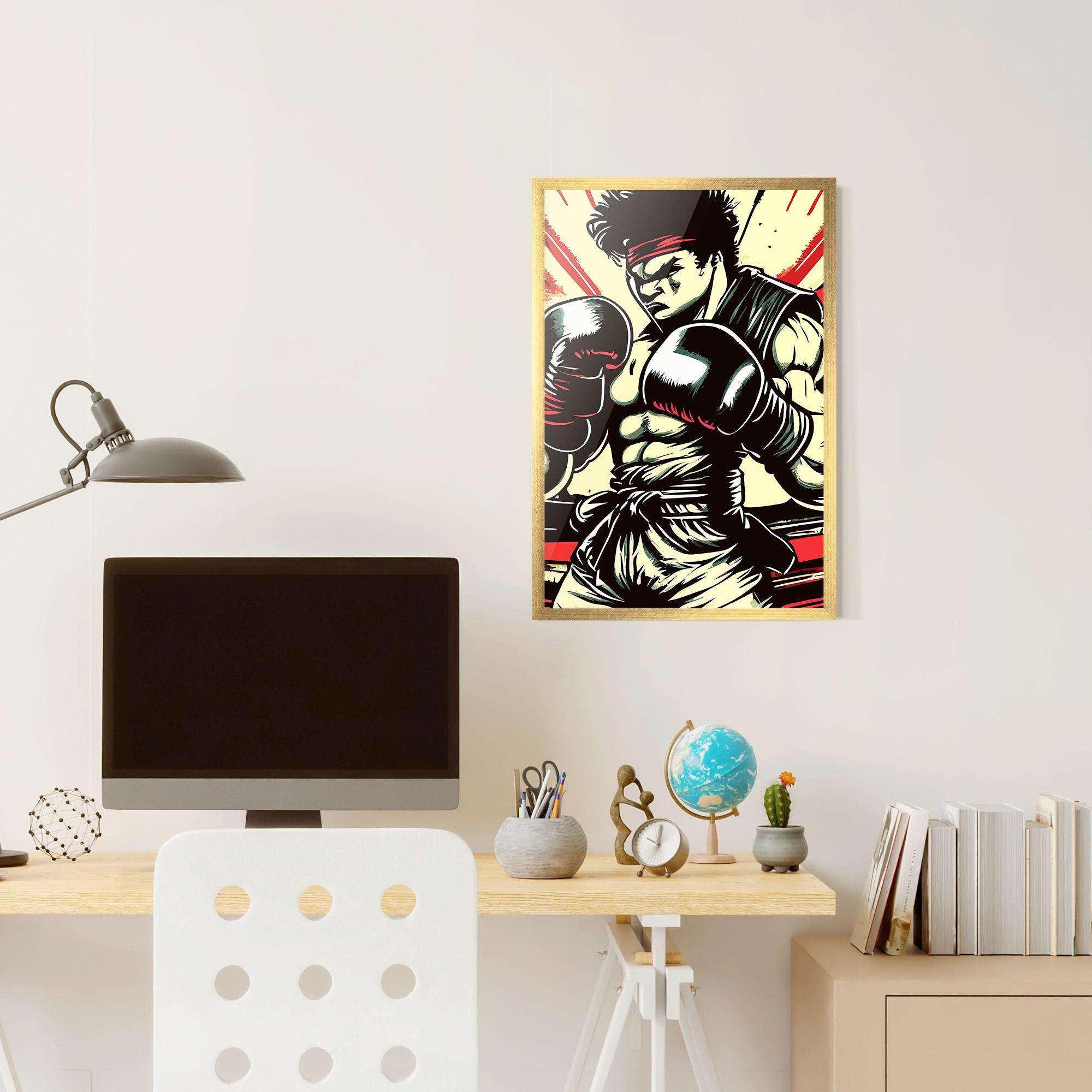 Рамкиран постер Box Video Game mockup 6