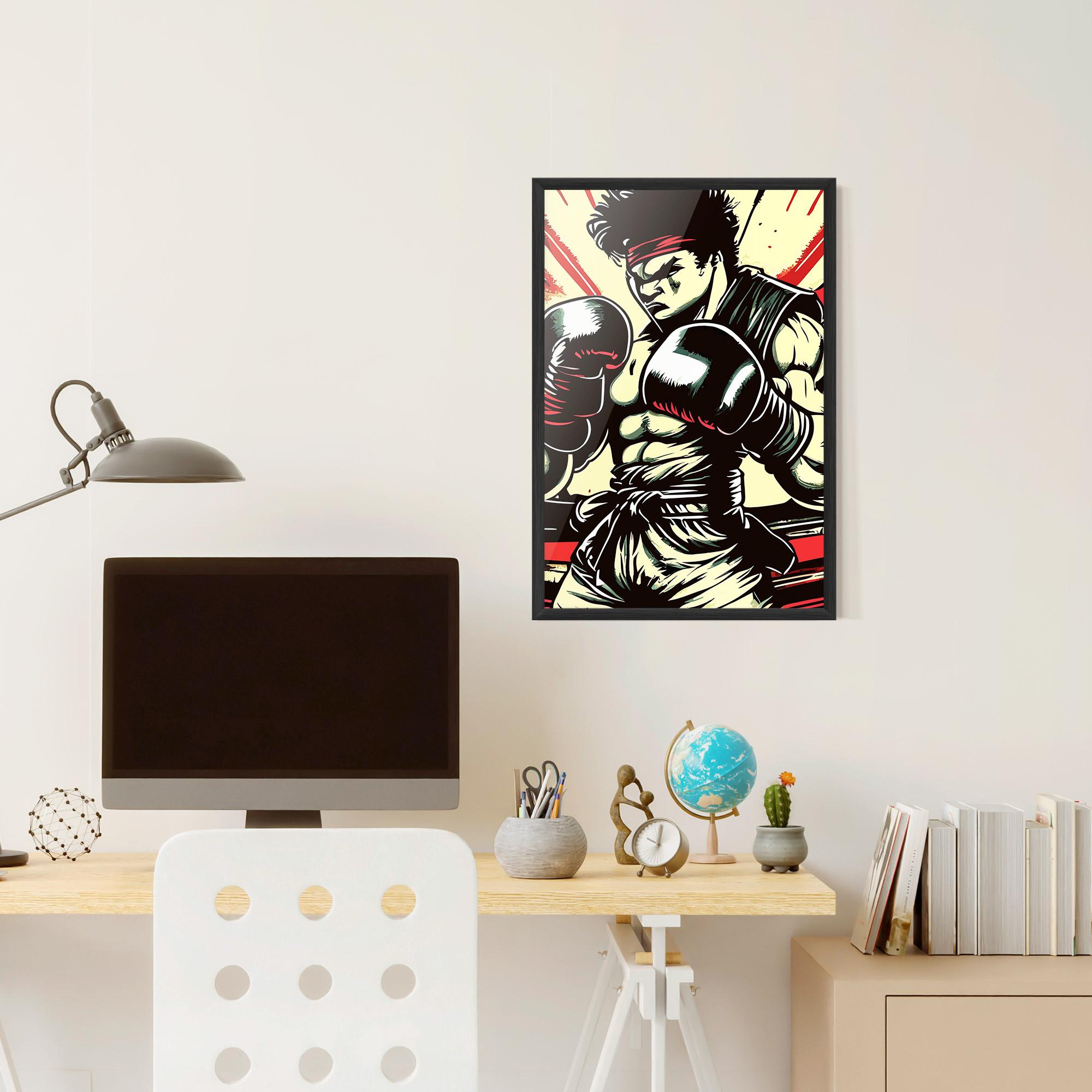 Рамкиран постер Box Video Game mockup 6