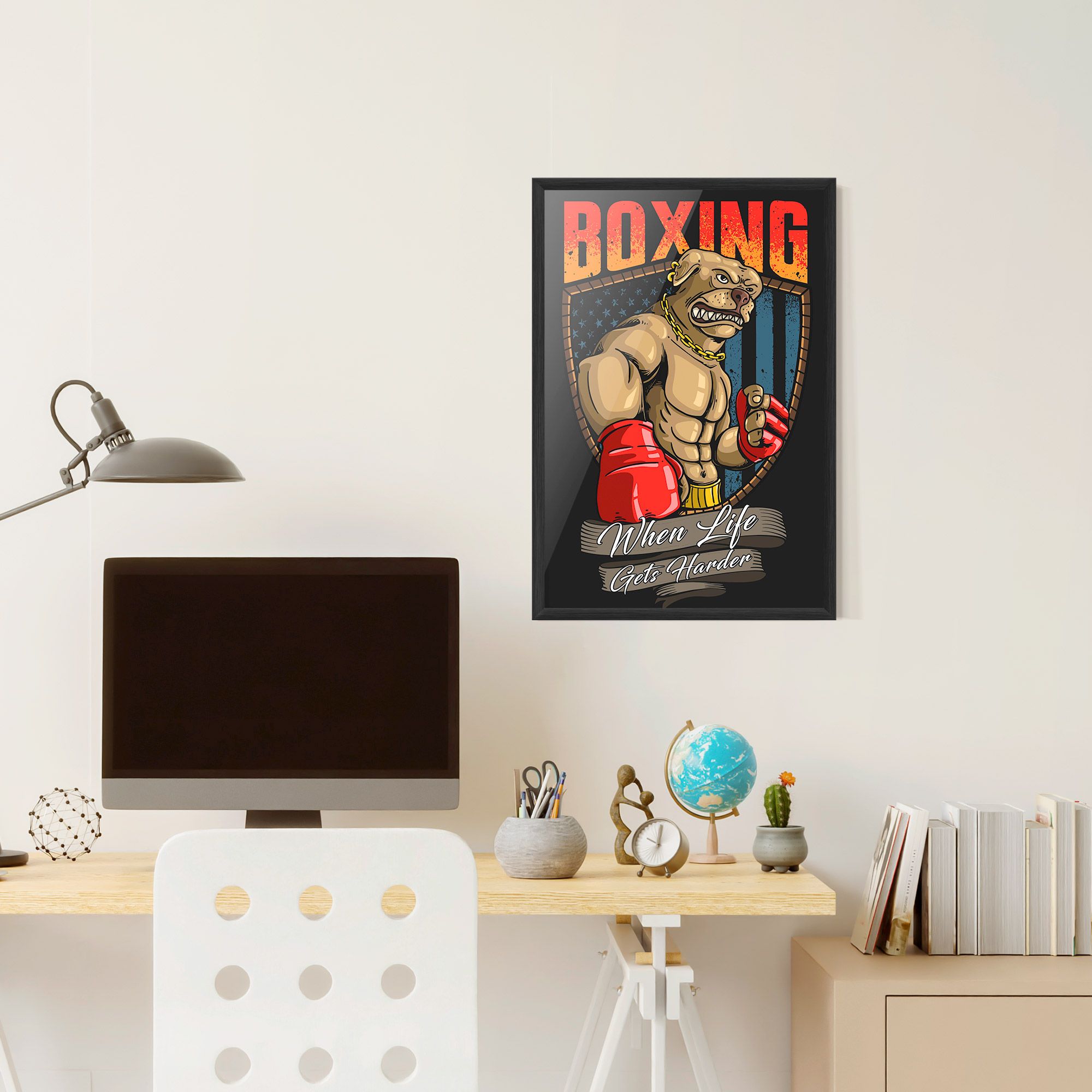 Pitbull Boxer mockup 6