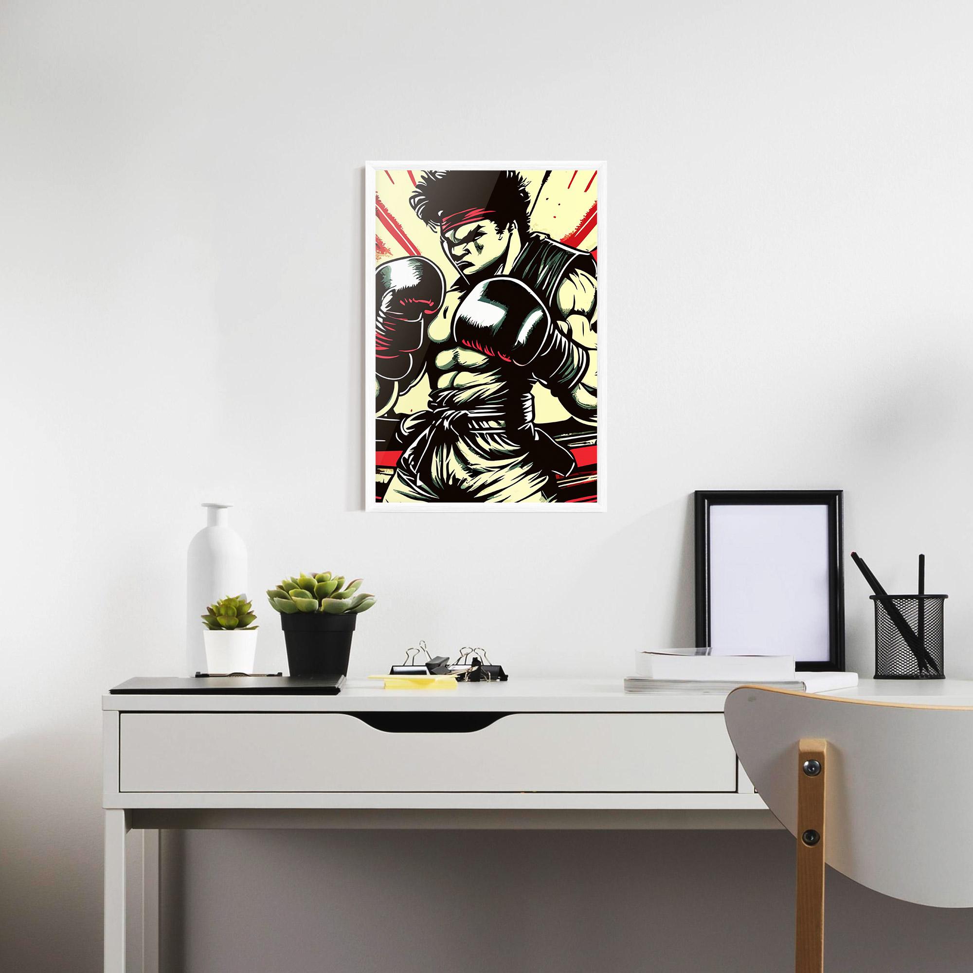 Рамкиран постер Box Video Game mockup 7