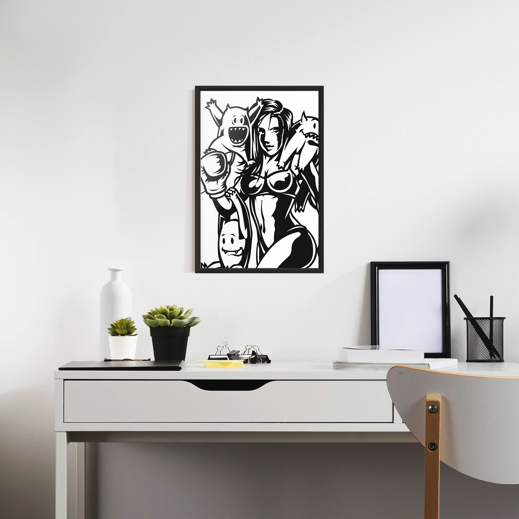 Woman Boxing mockup 7