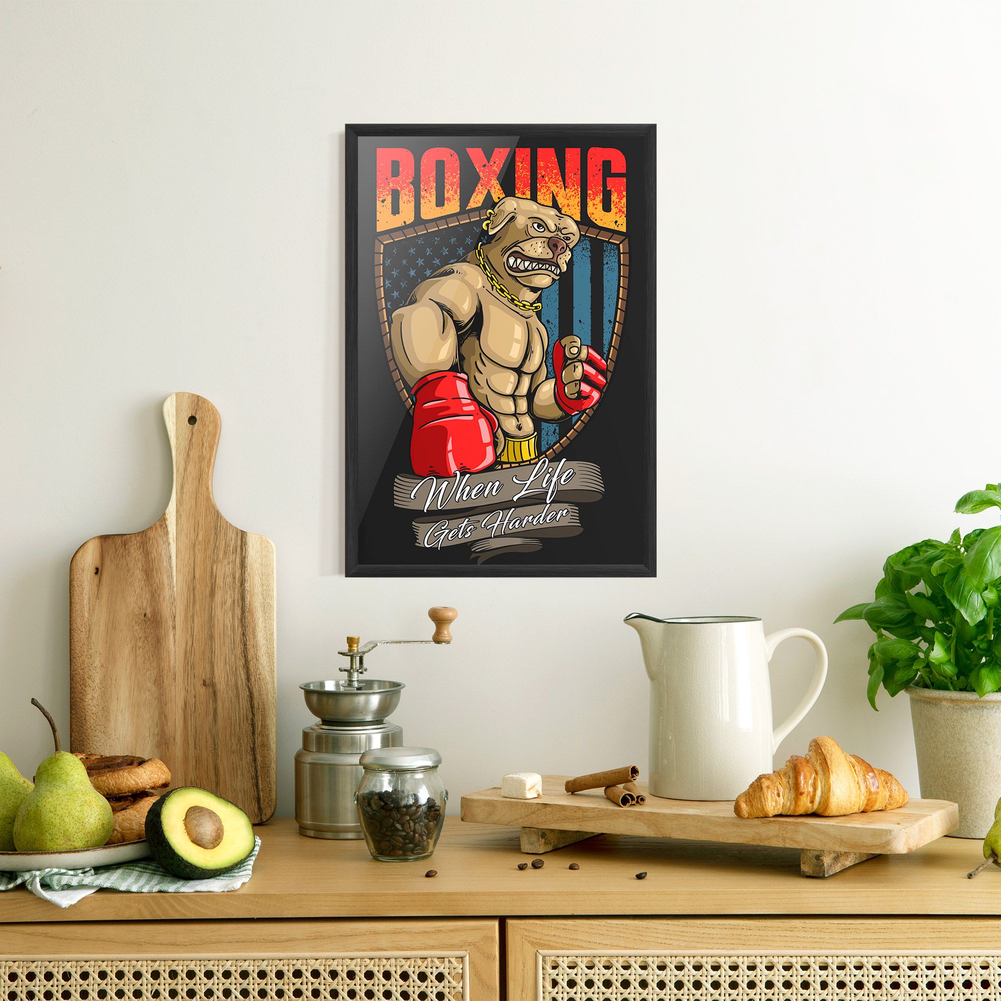 Pitbull Boxer mockup 8