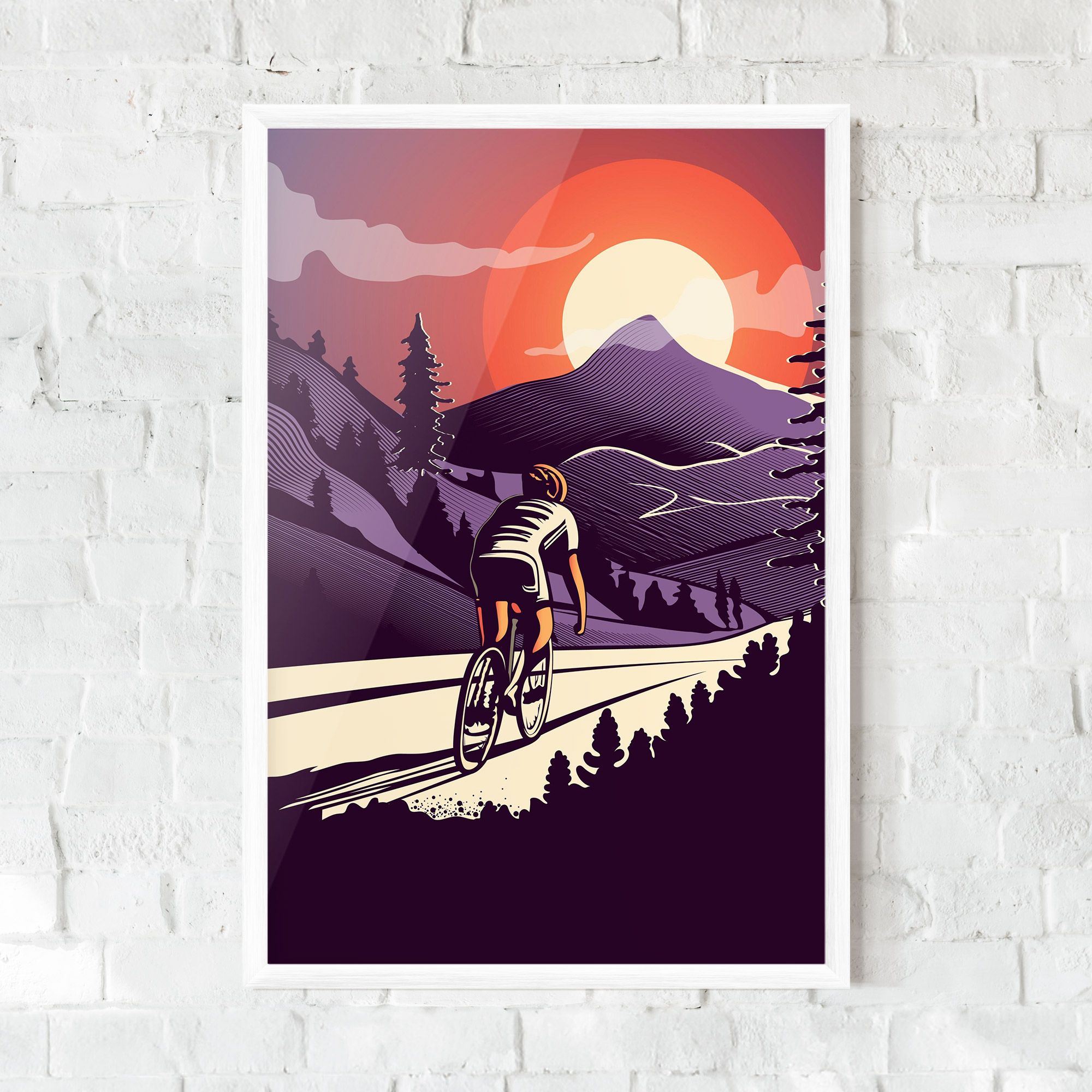 Cycling Sunset mockup 0