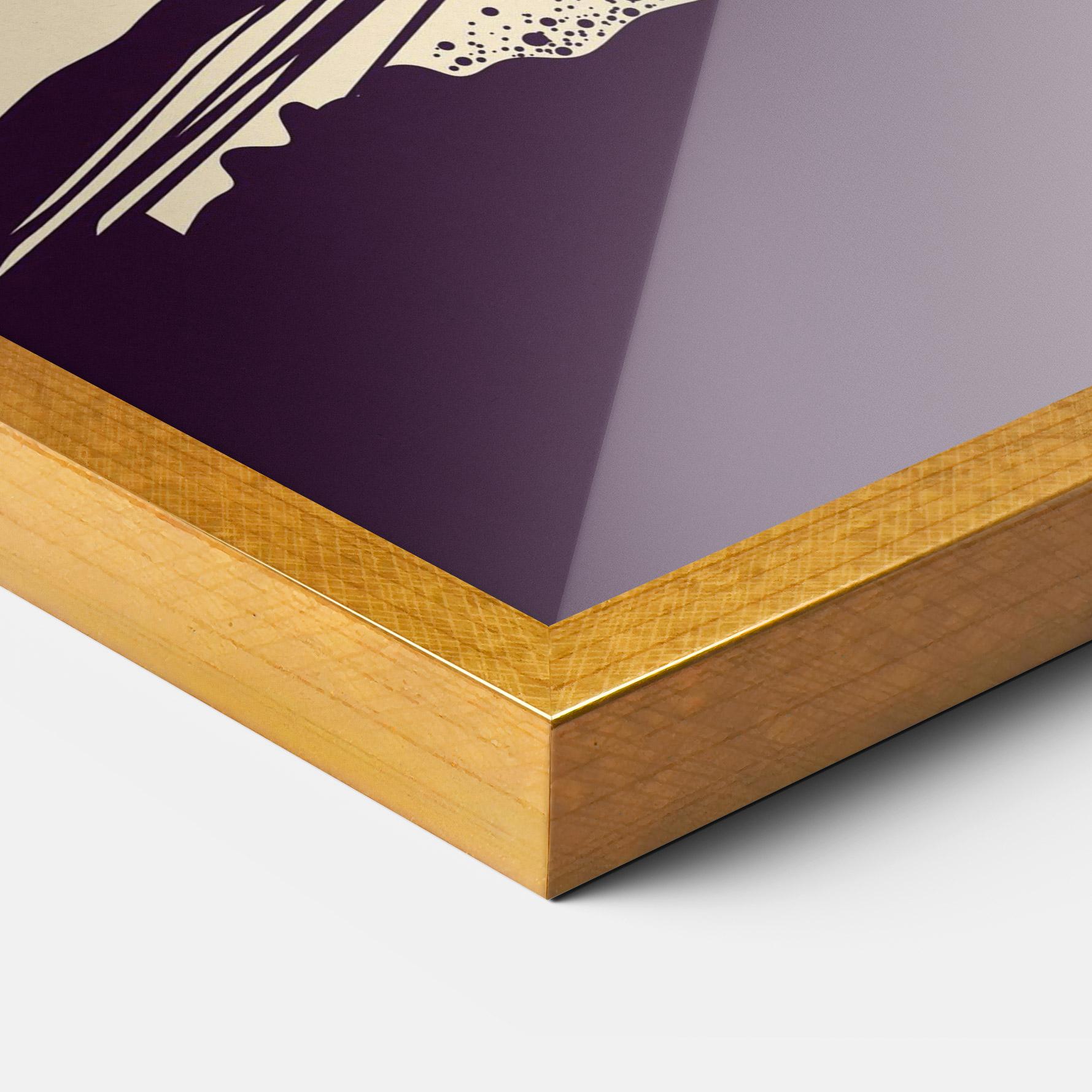 Рамкиран постер Cycling Sunset mockup 3