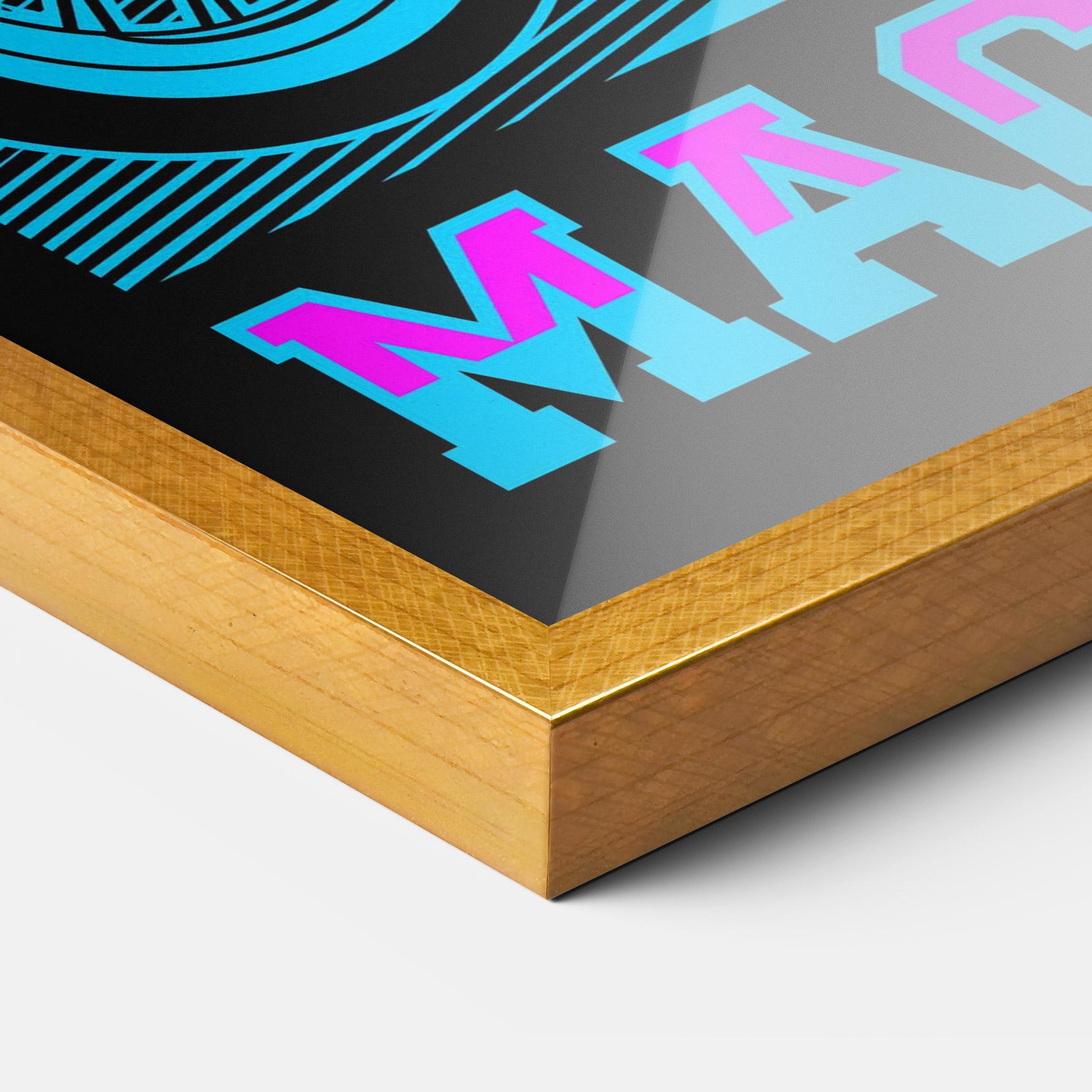 Рамкиран постер Extreme Machine mockup 3