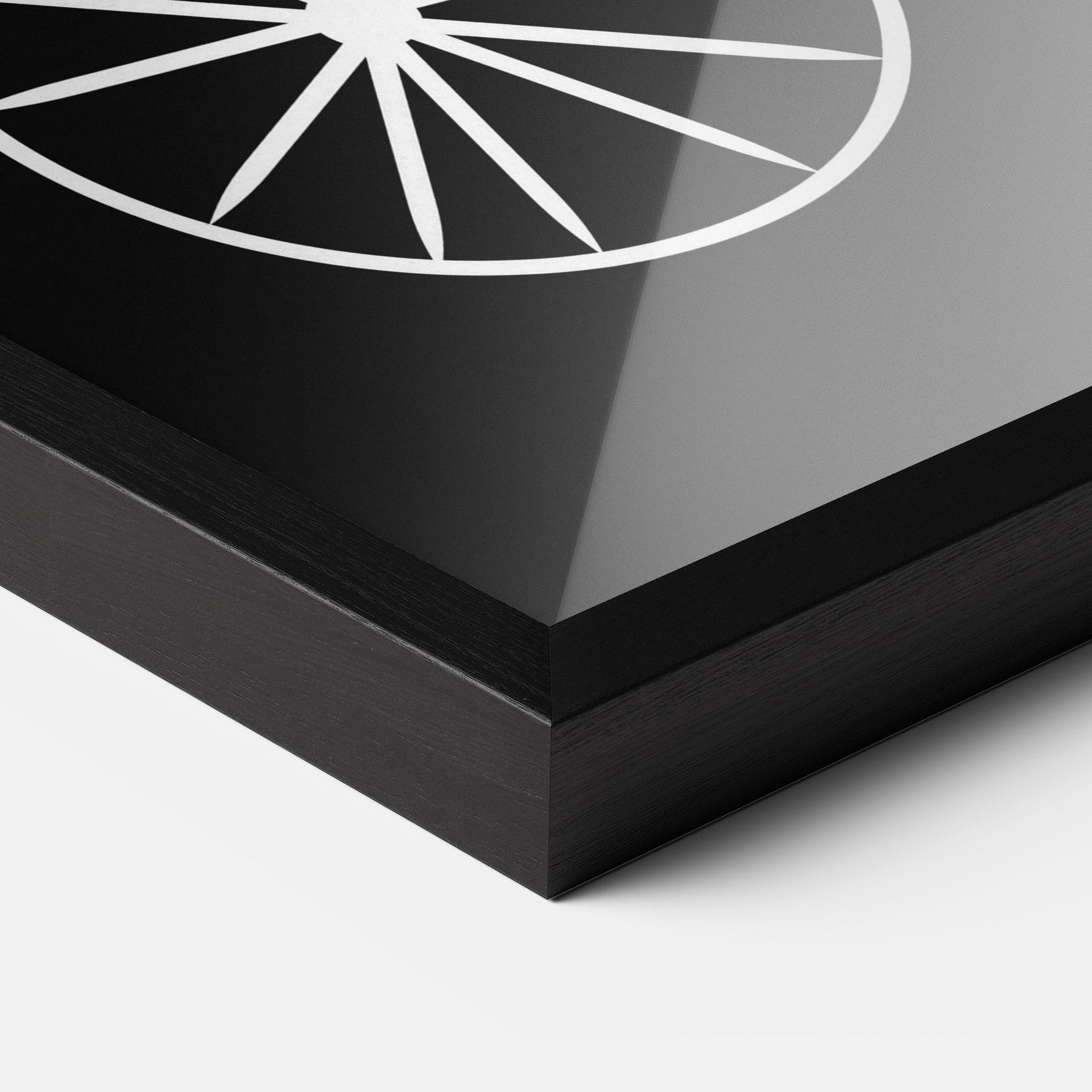 Рамкиран постер Beautiful Ride mockup 3