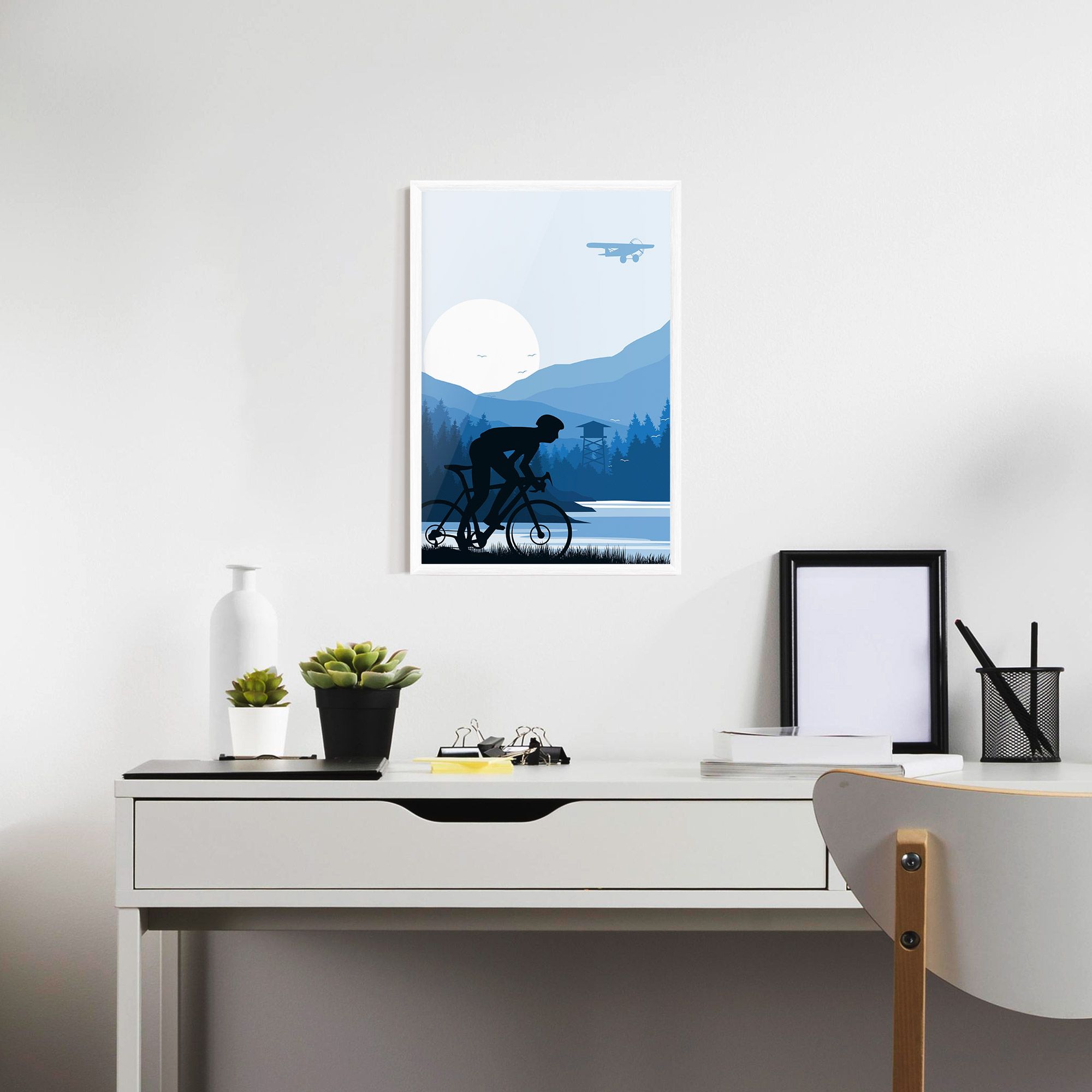 Blue Light Bike mockup 7