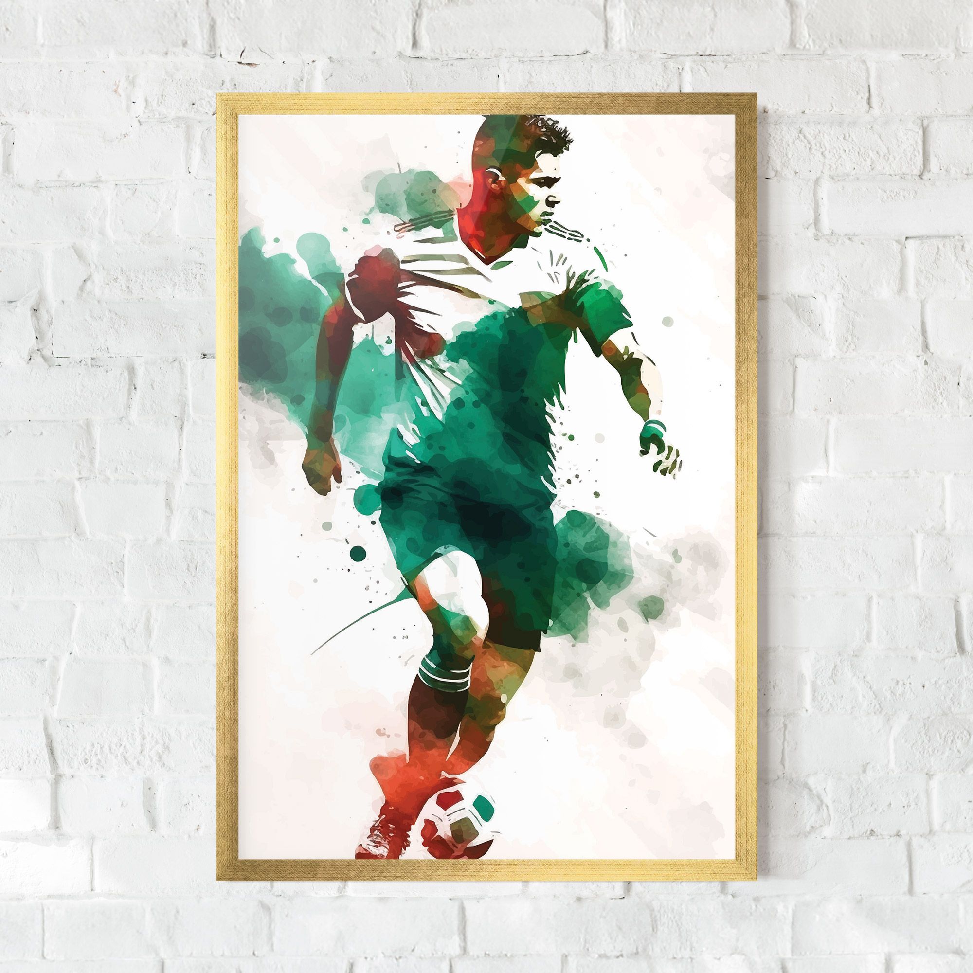 Green Football mockup 0