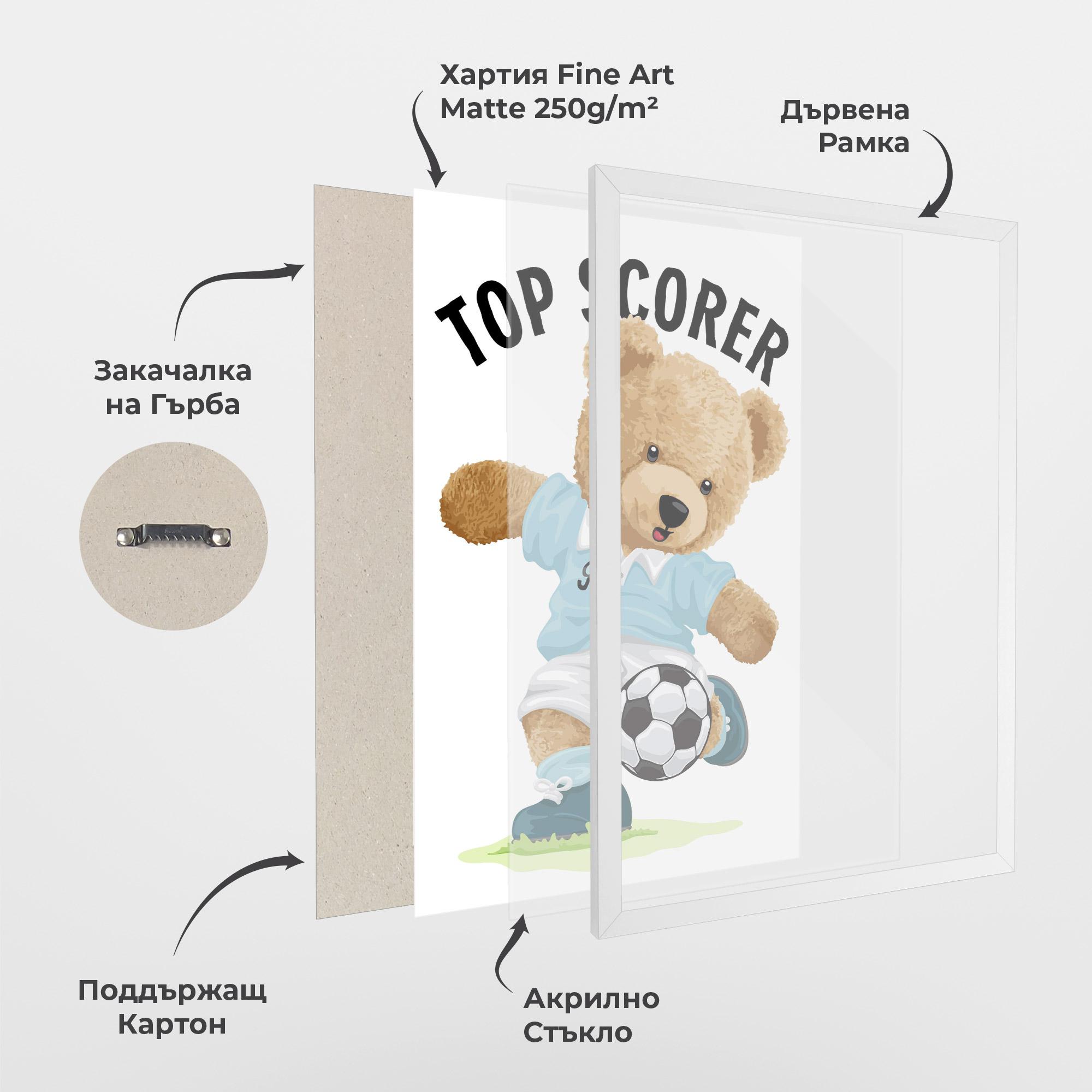 Рамкиран постер Top Scorer mockup 1