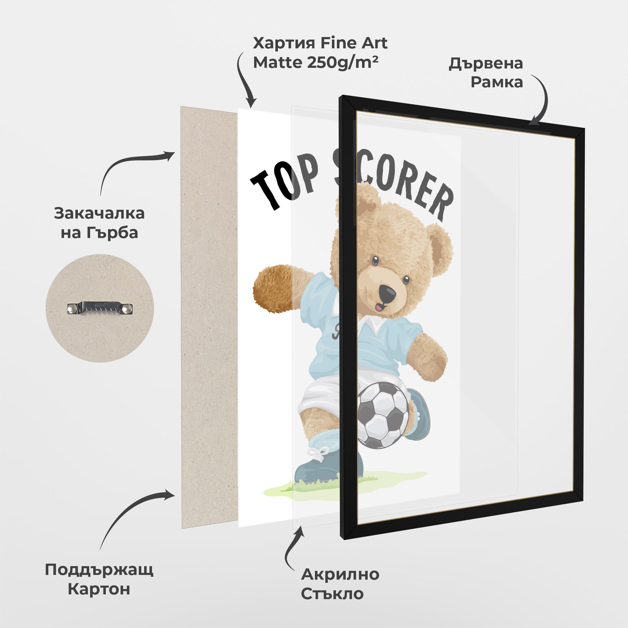 Рамкиран постер Top Scorer mockup 1