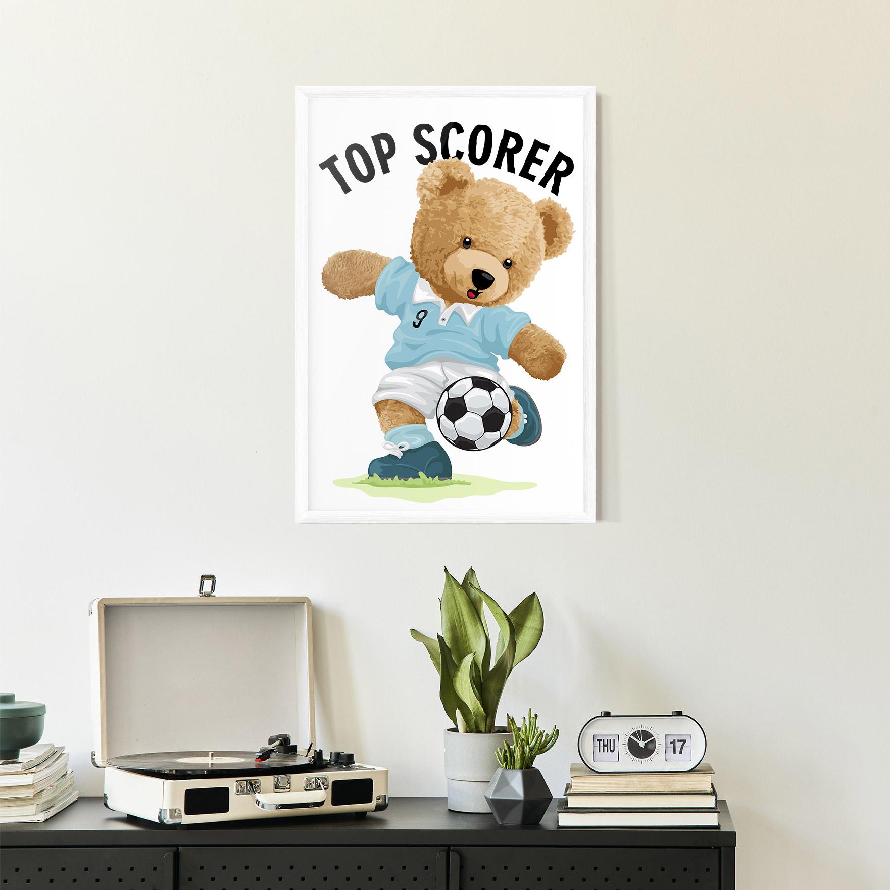 Рамкиран постер Top Scorer mockup 2