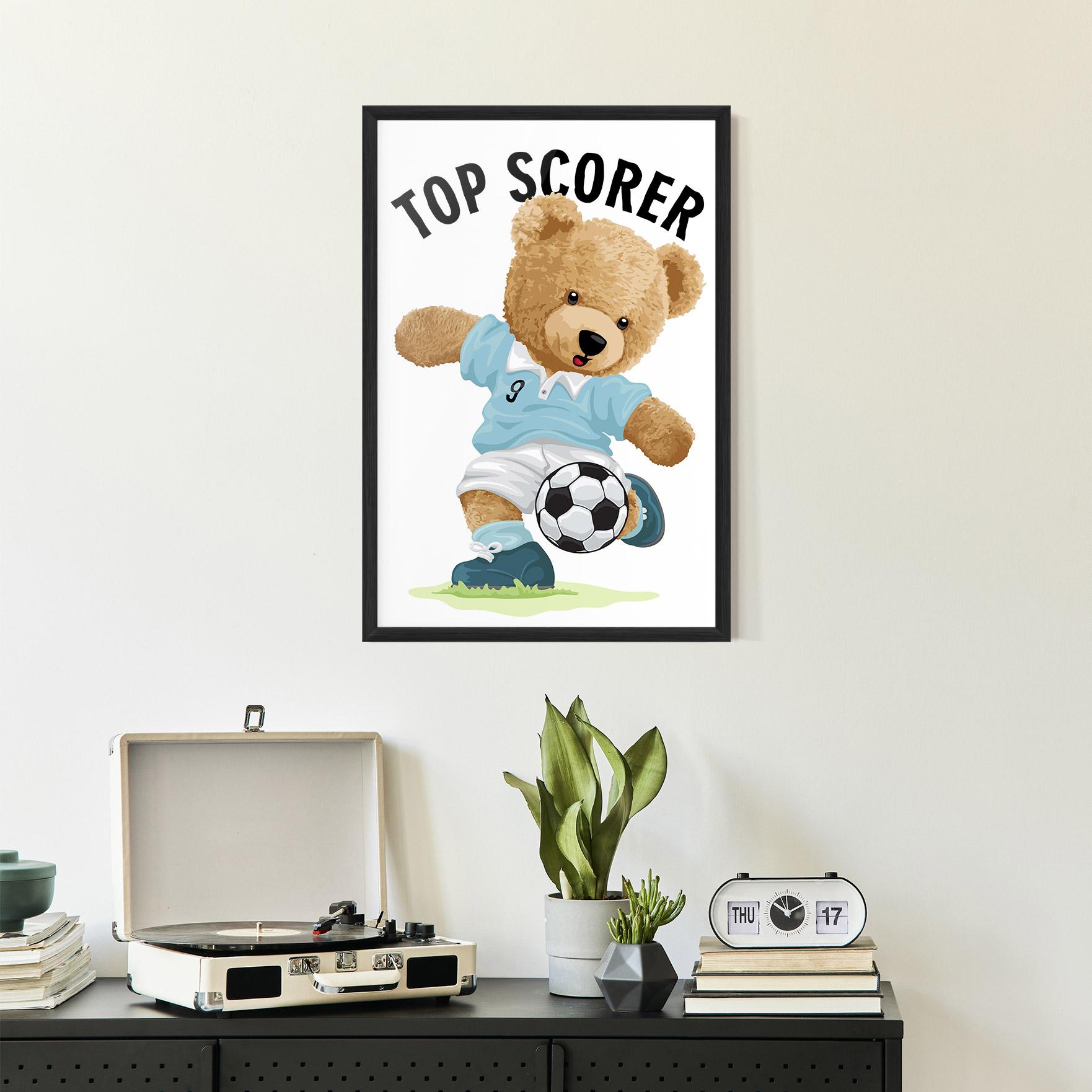 Рамкиран постер Top Scorer mockup 2