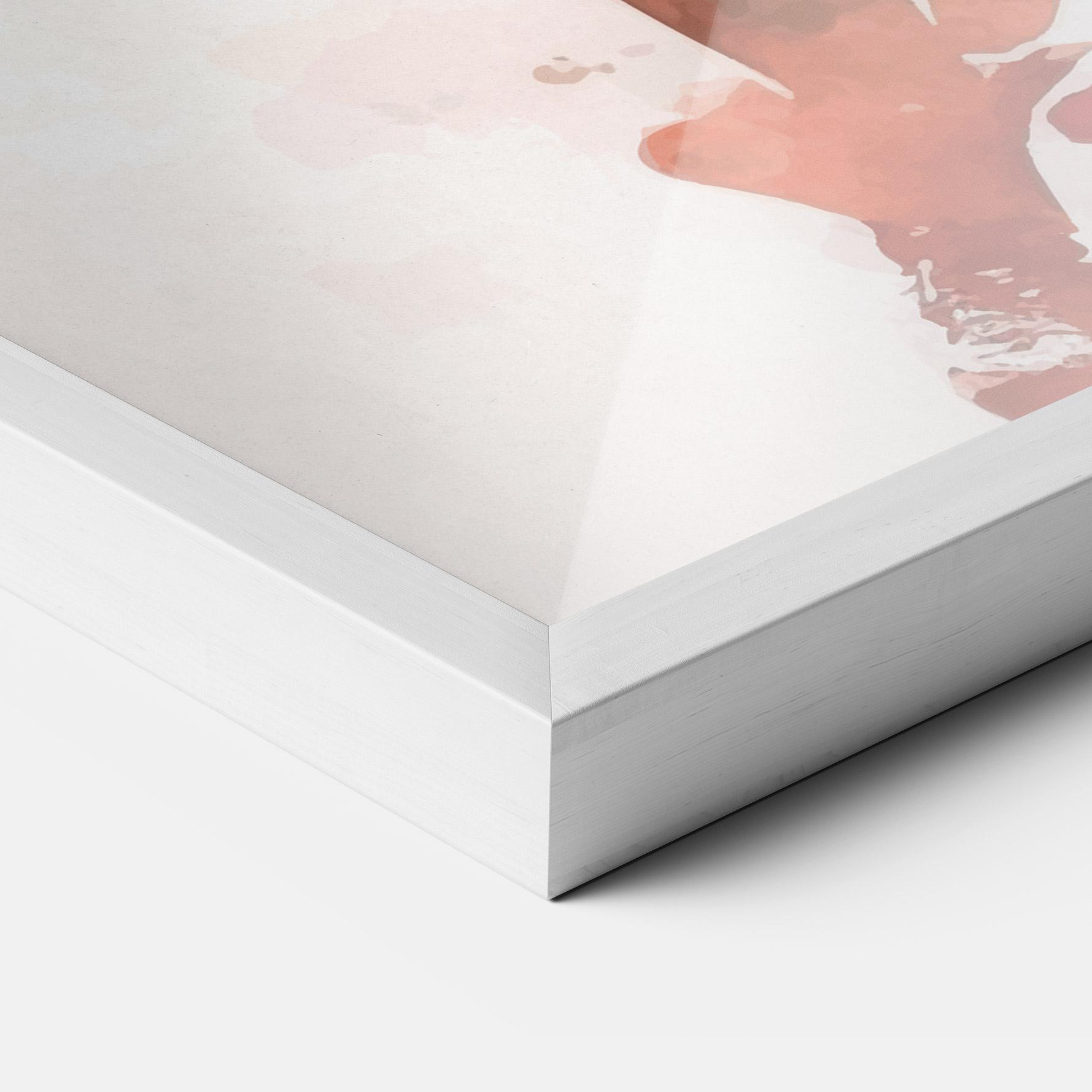 Рамкиран постер Green Football mockup 3