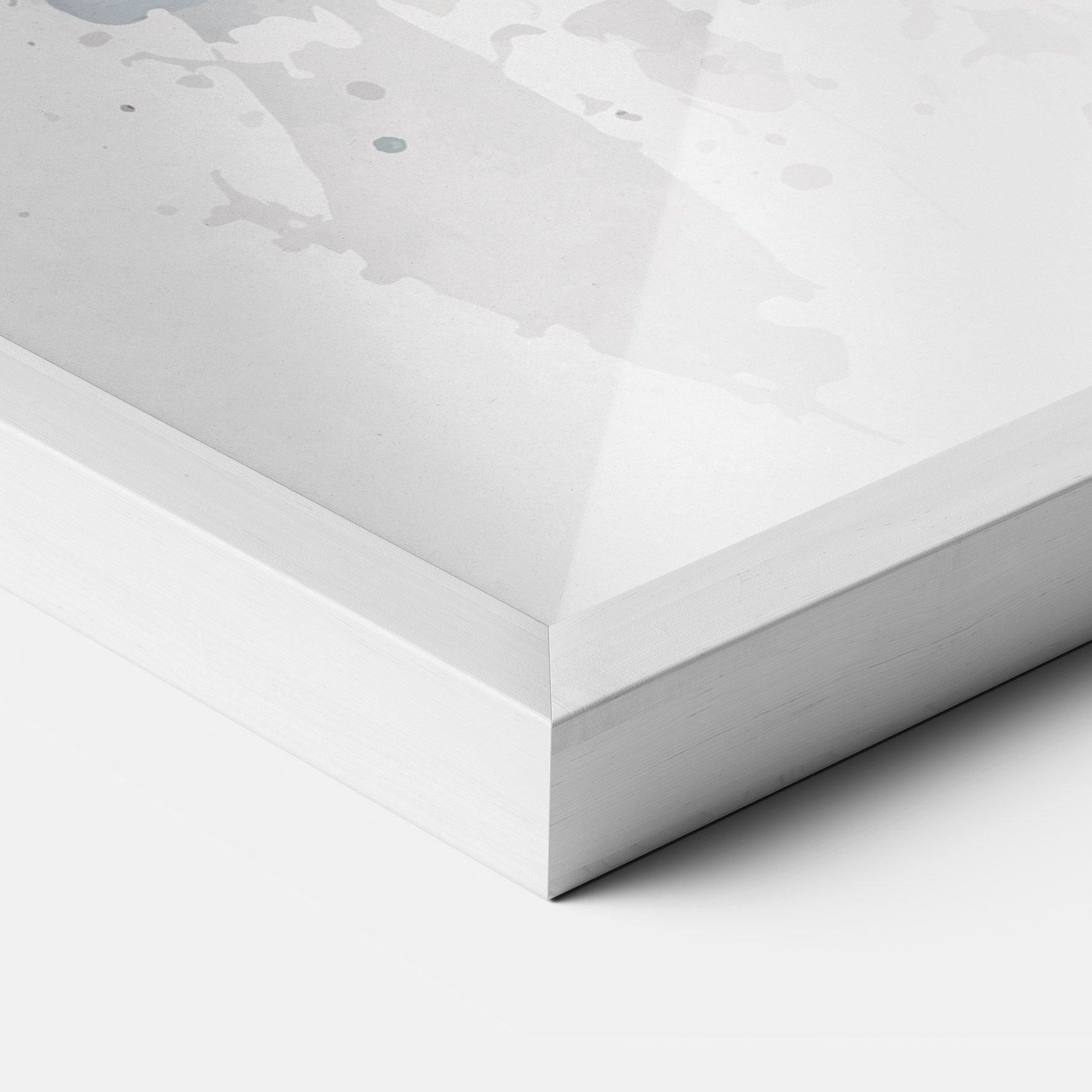 Watercolor Football mockup 3