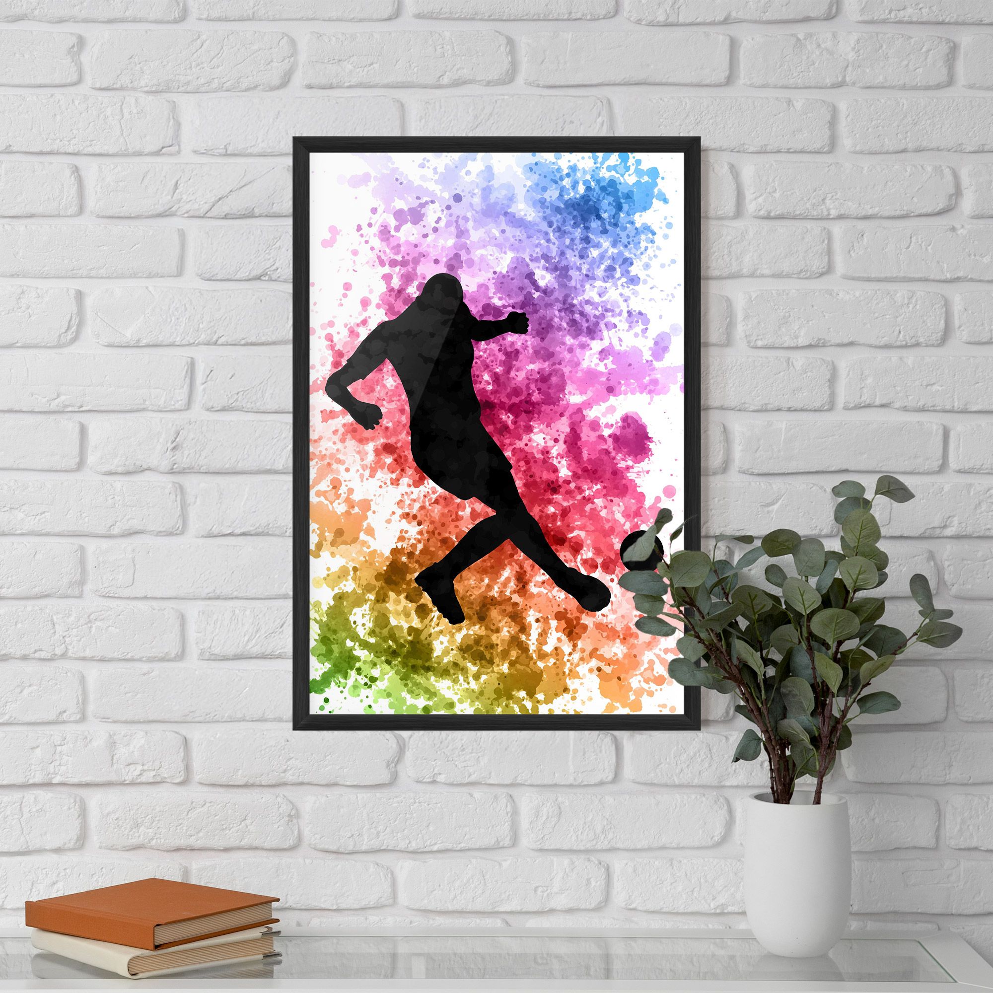Colorful Art Football mockup 5