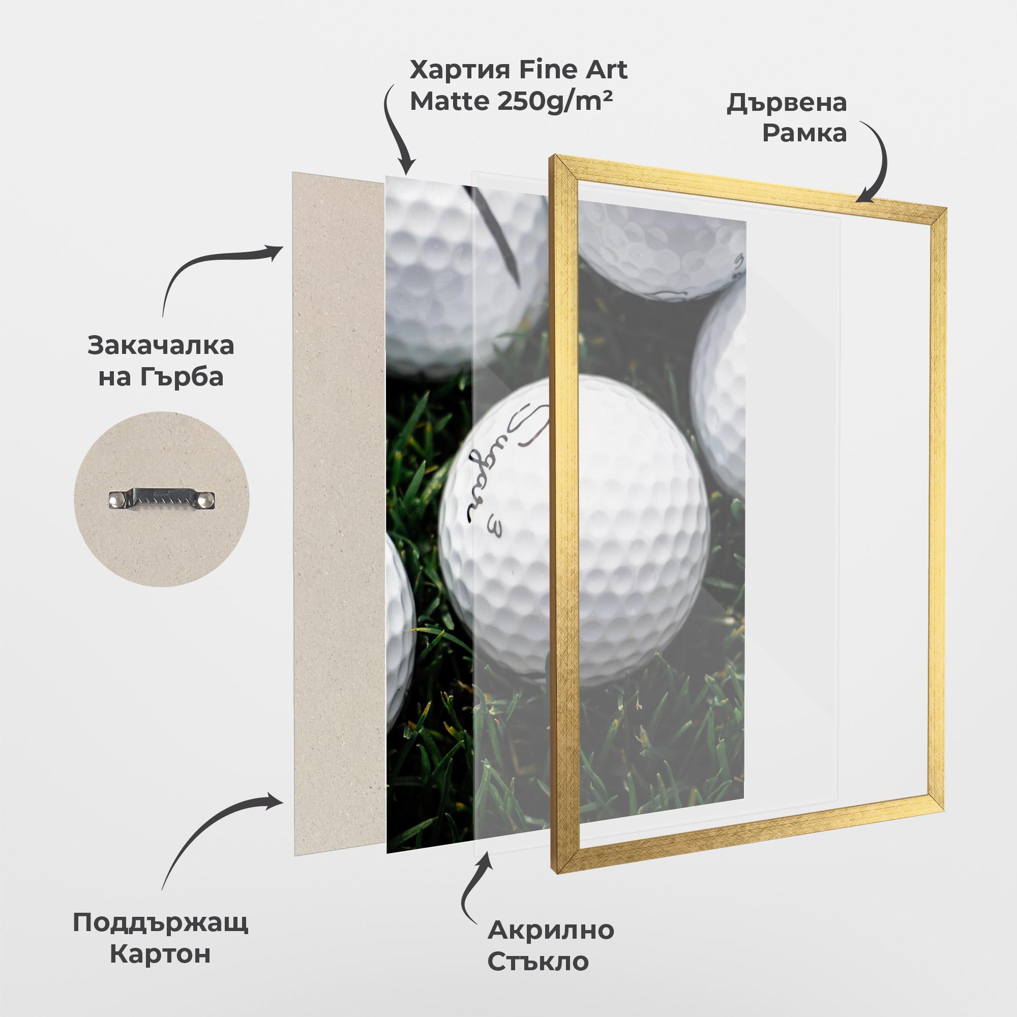 Рамкиран постер Sugar Golf mockup 1