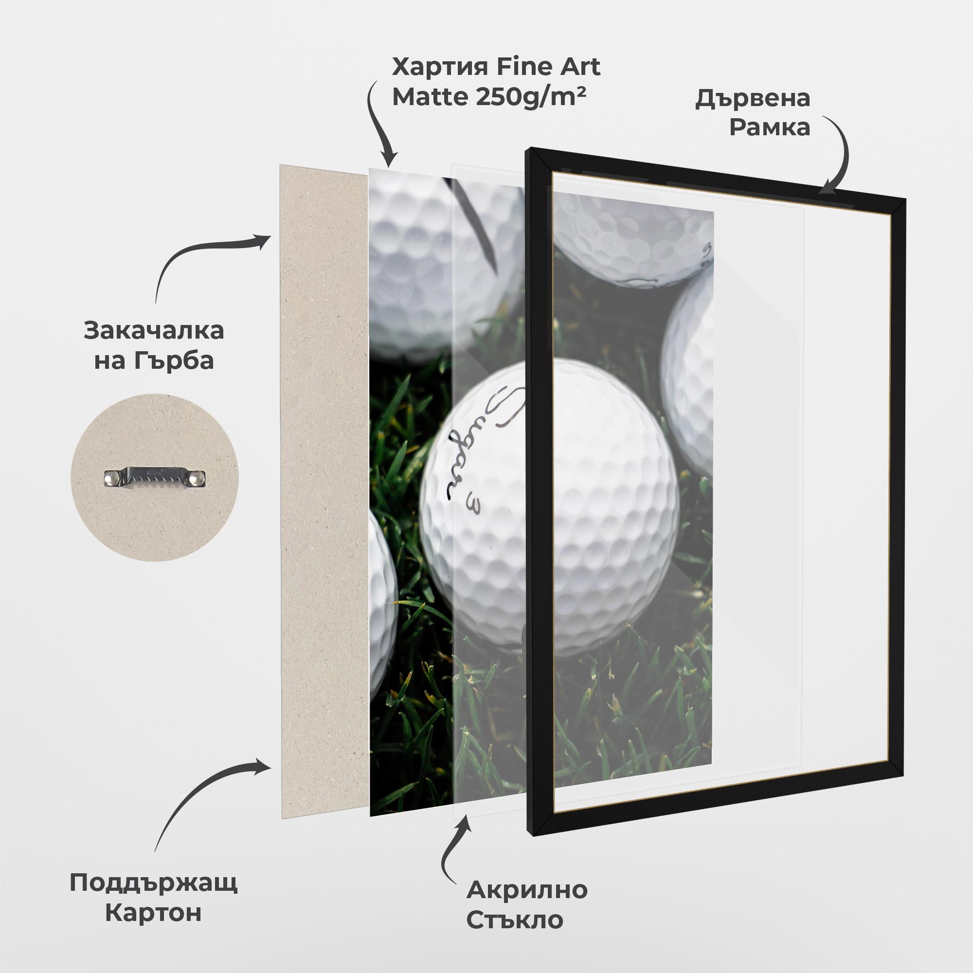 Рамкиран постер Sugar Golf mockup 1