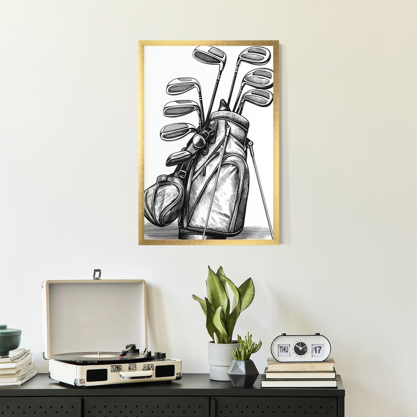 Рамкиран постер Golf Club mockup 2