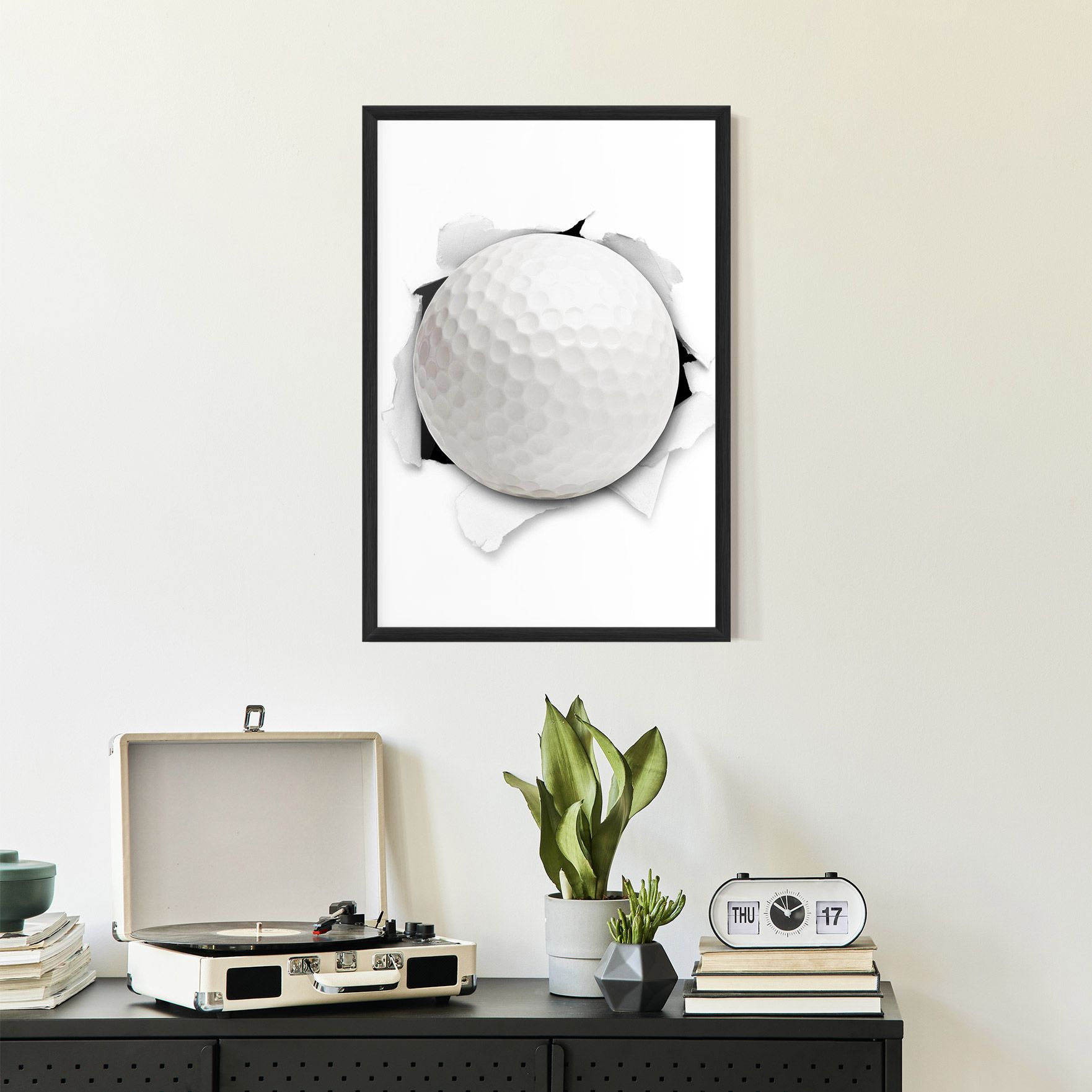 Golf Ball Bursting Hole mockup 2