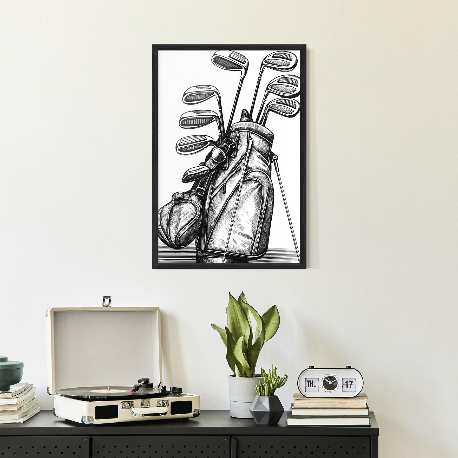 Рамкиран постер Golf Club mockup 2