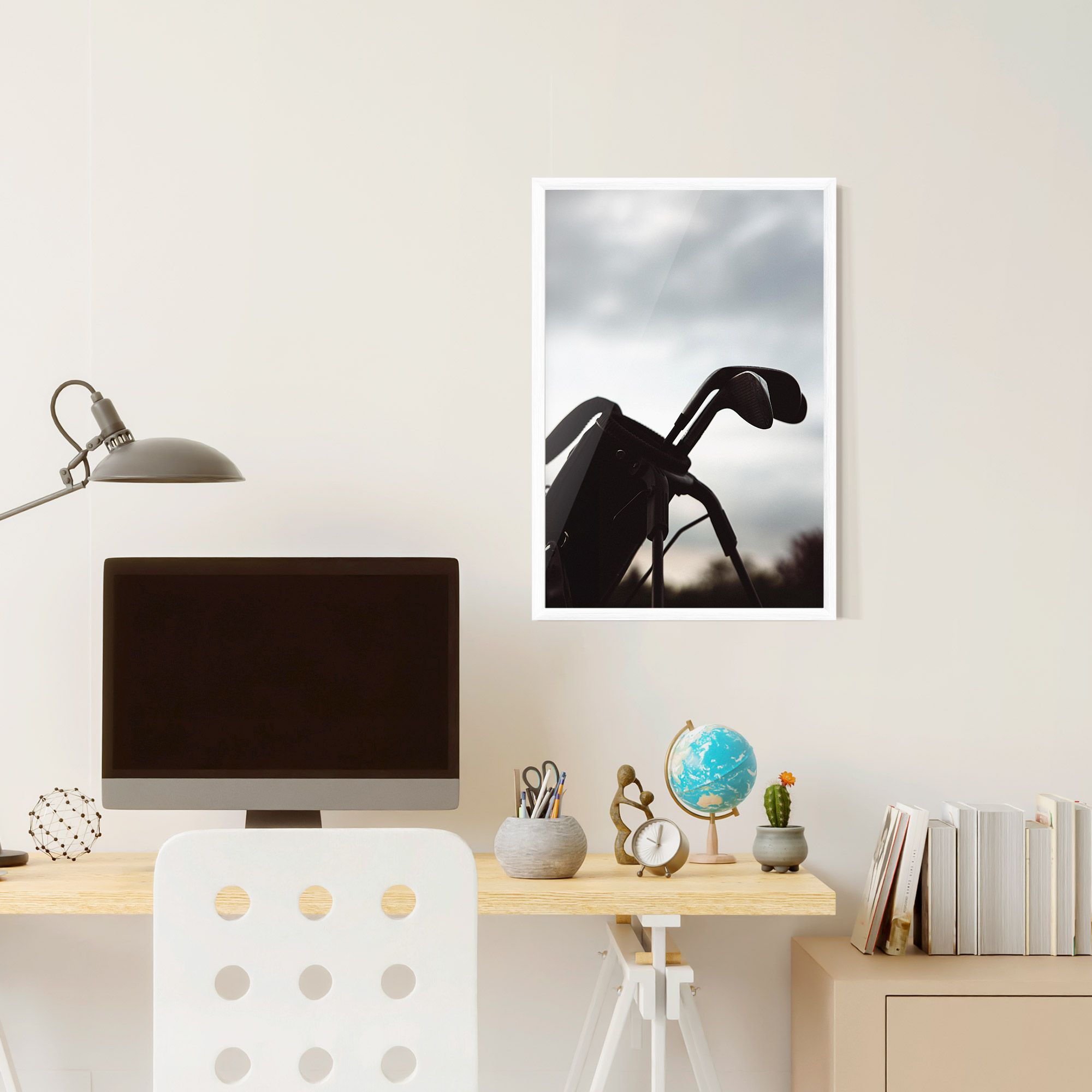 Golf Set Shilouette mockup 6