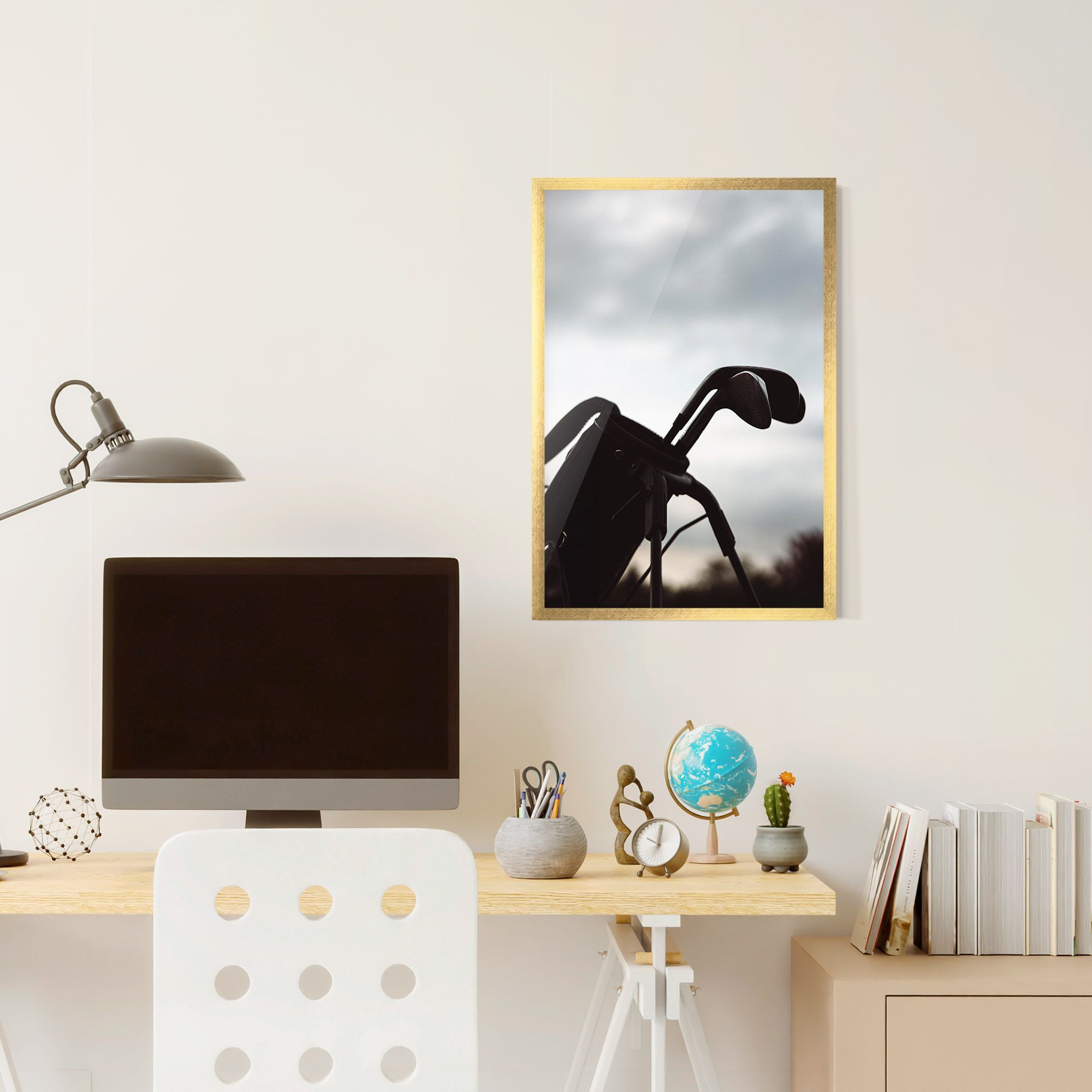 Golf Set Shilouette mockup 6