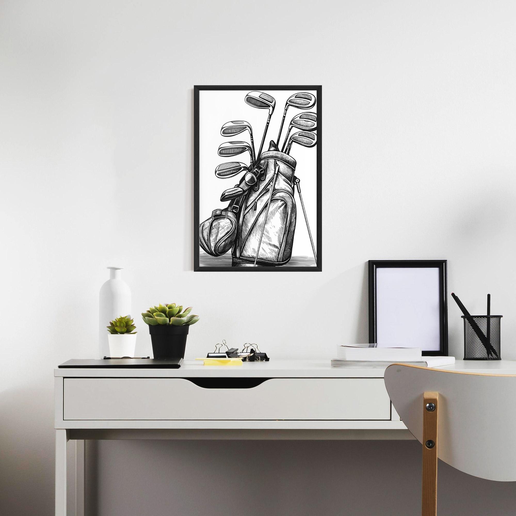 Рамкиран постер Golf Club mockup 7