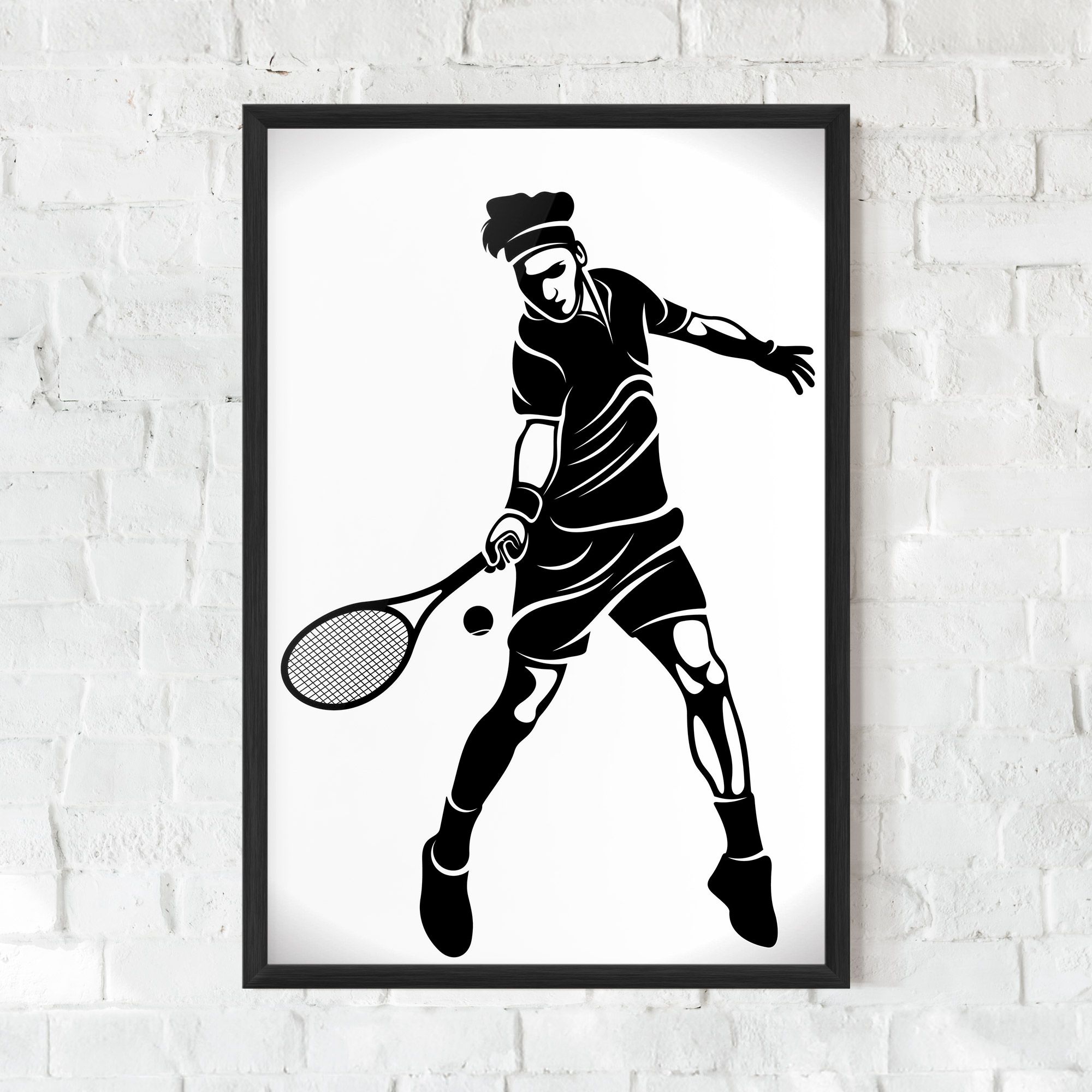 Tennis Player Line mockup 0