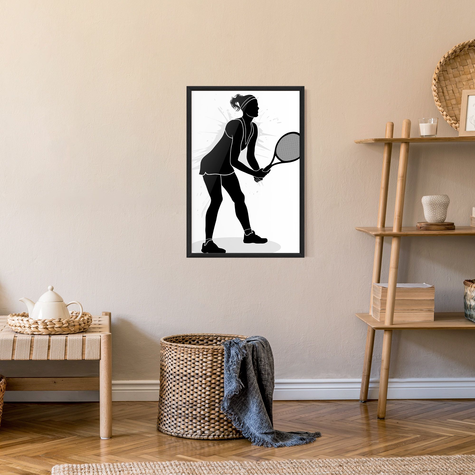 Female Tennis Player mockup 9