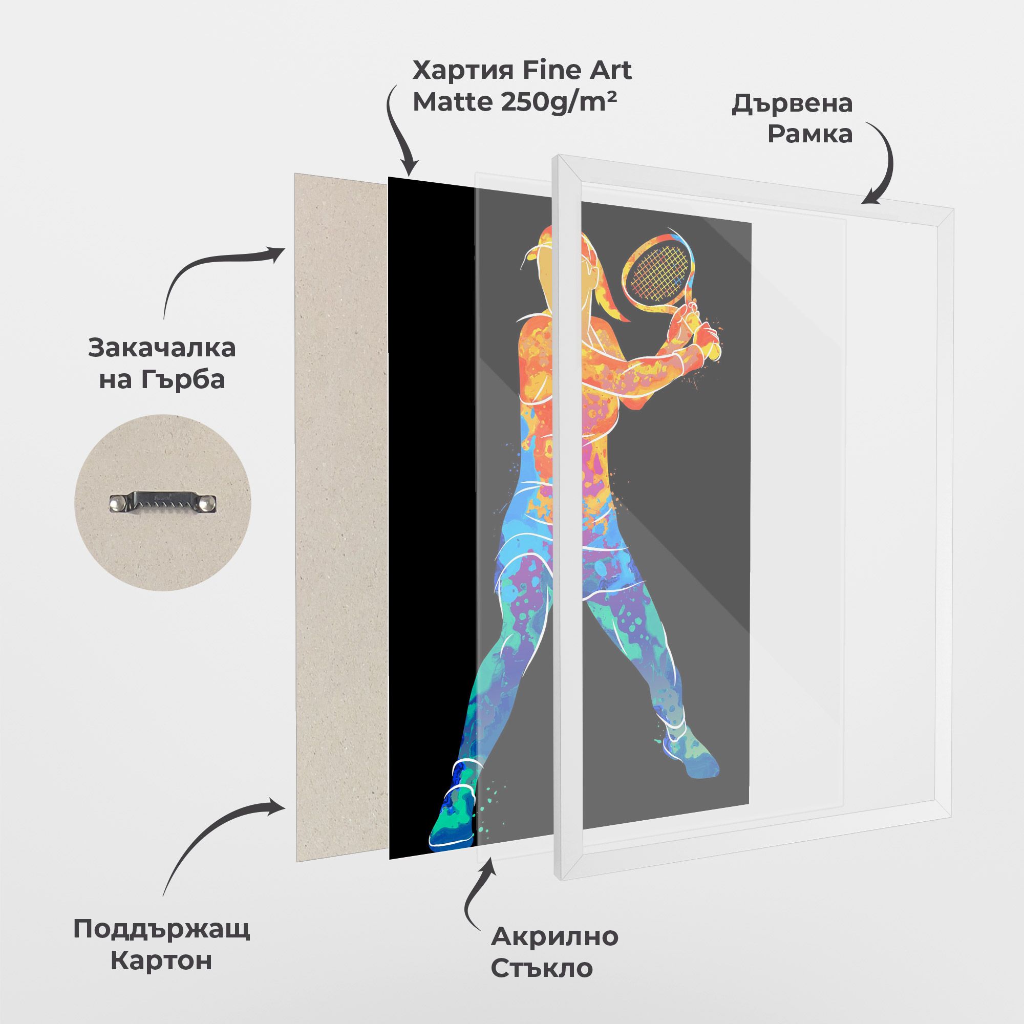 Green Orange Tennis mockup 1