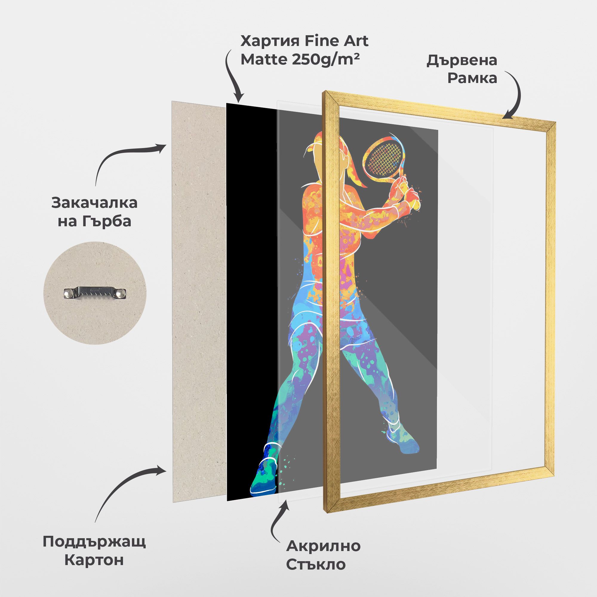 Green Orange Tennis mockup 1