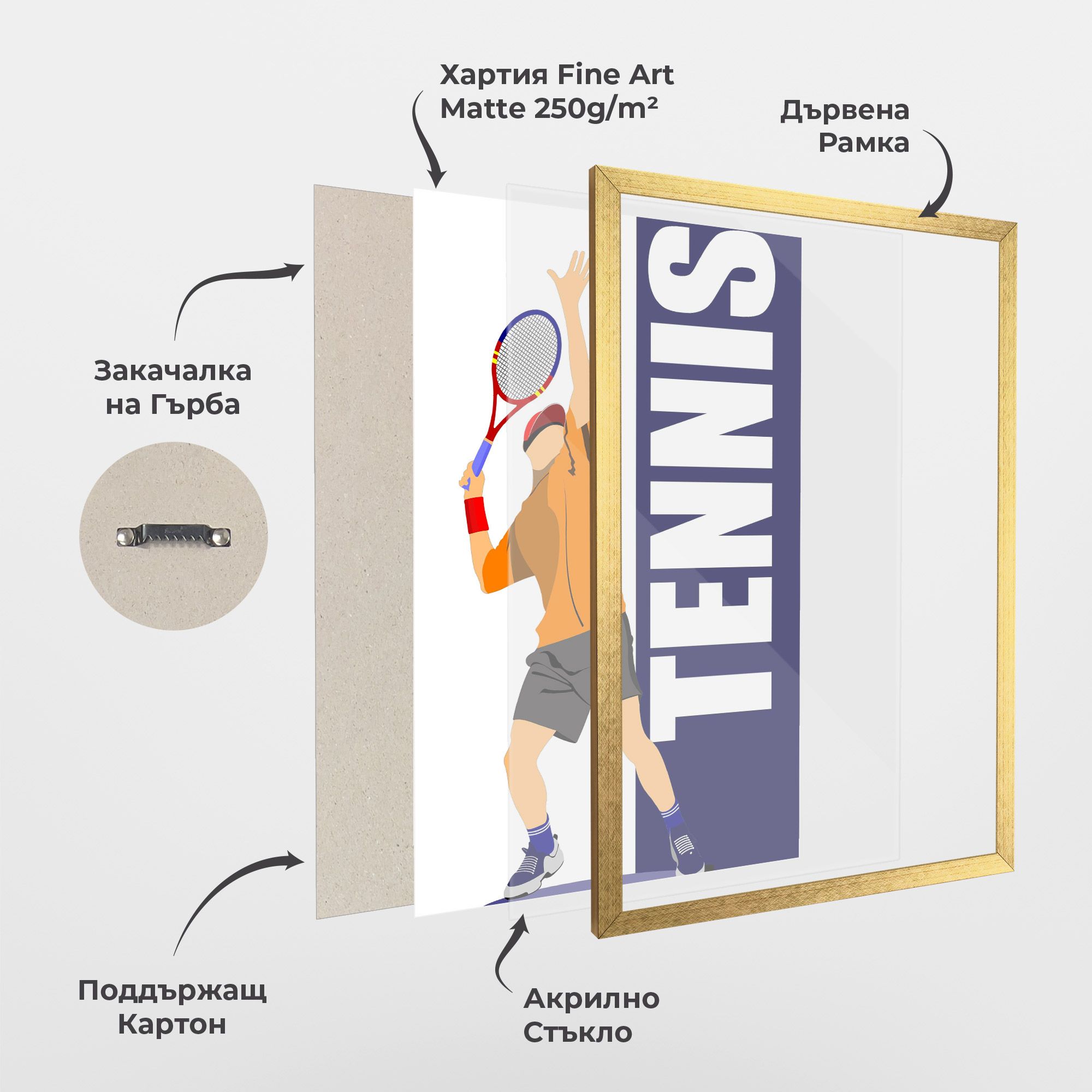 Orange Tennis Player mockup 1