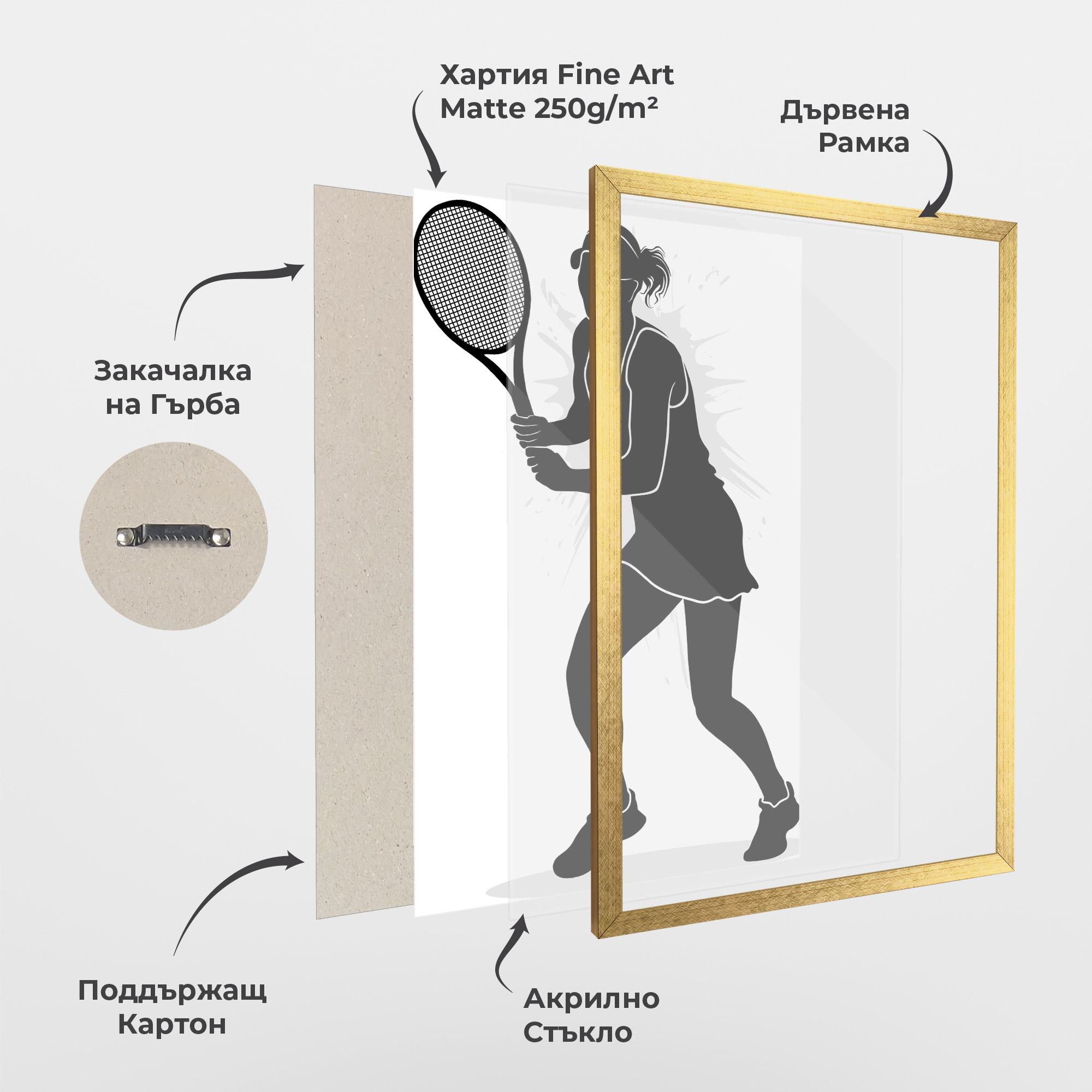 Рамкиран постер Professional Player mockup 1