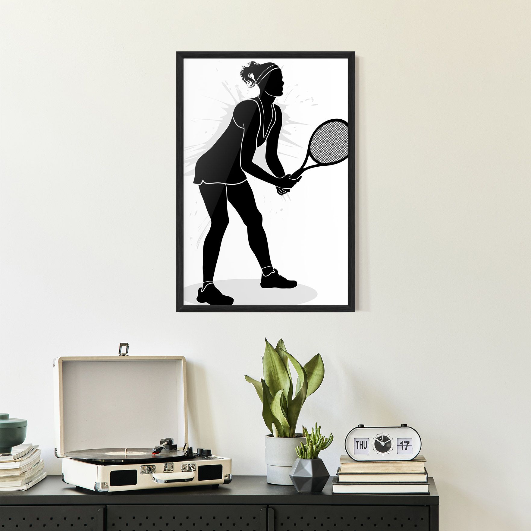 Female Tennis Player mockup 2
