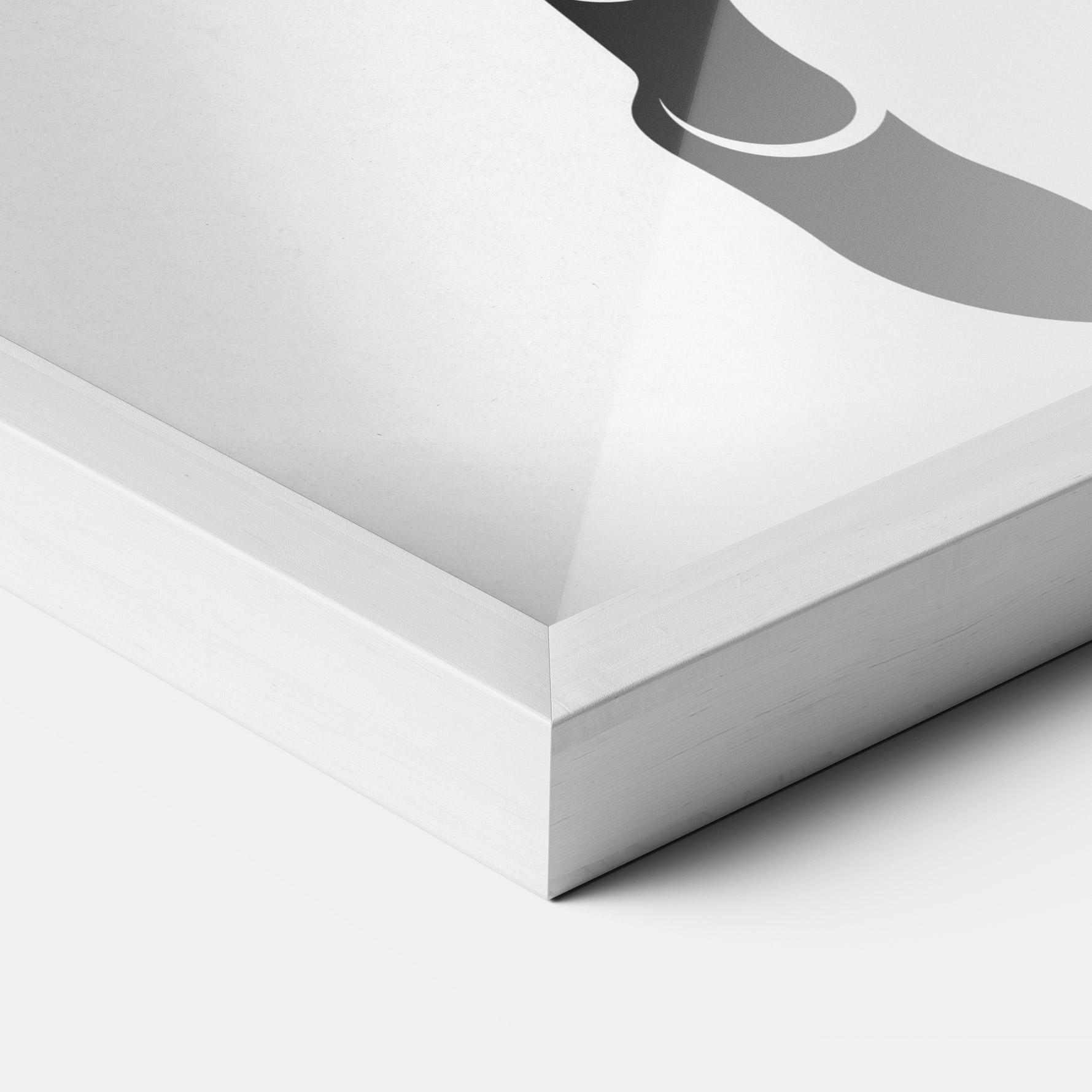 Рамкиран постер Tennis Player Line mockup 3