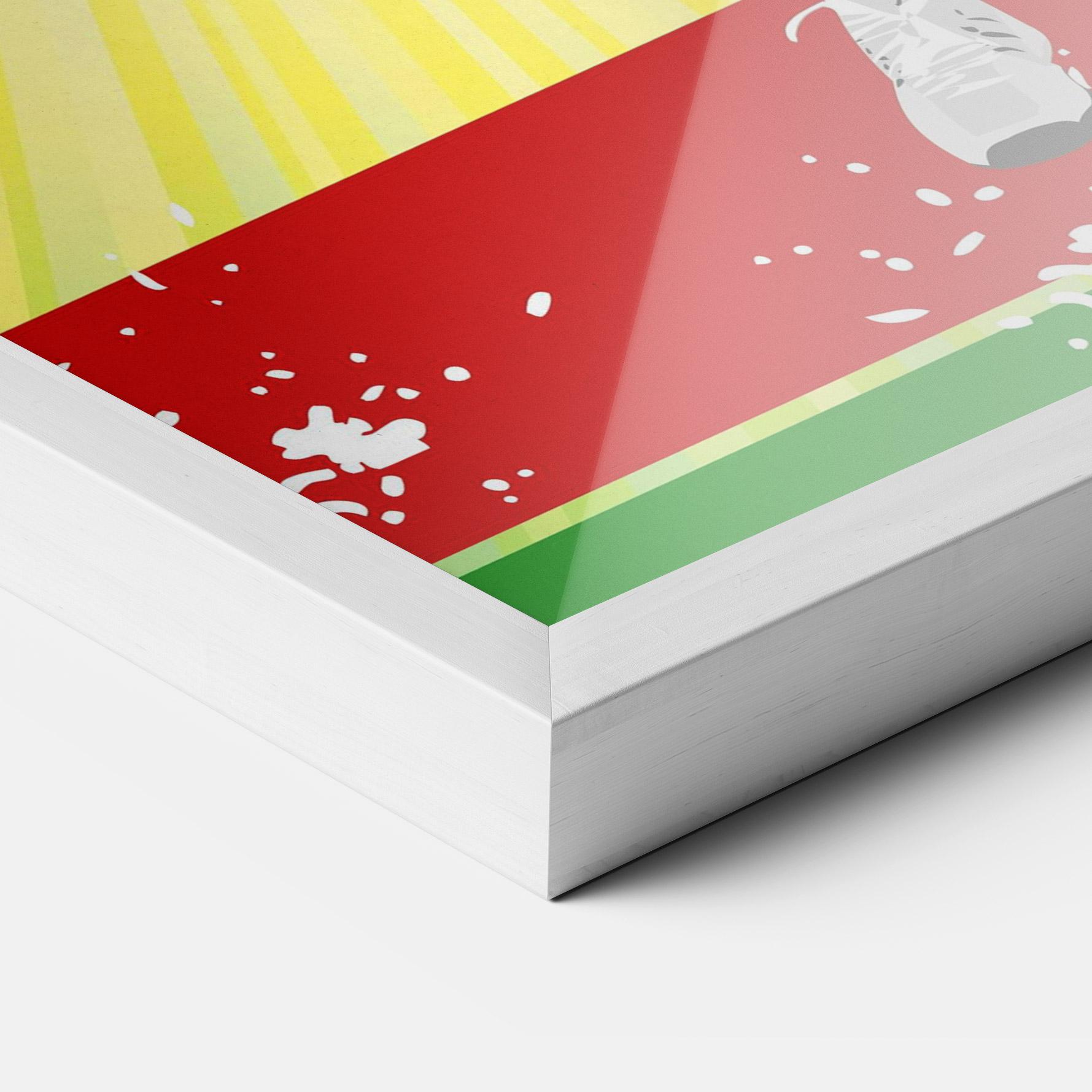 Рамкиран постер Tennis Spiral mockup 3