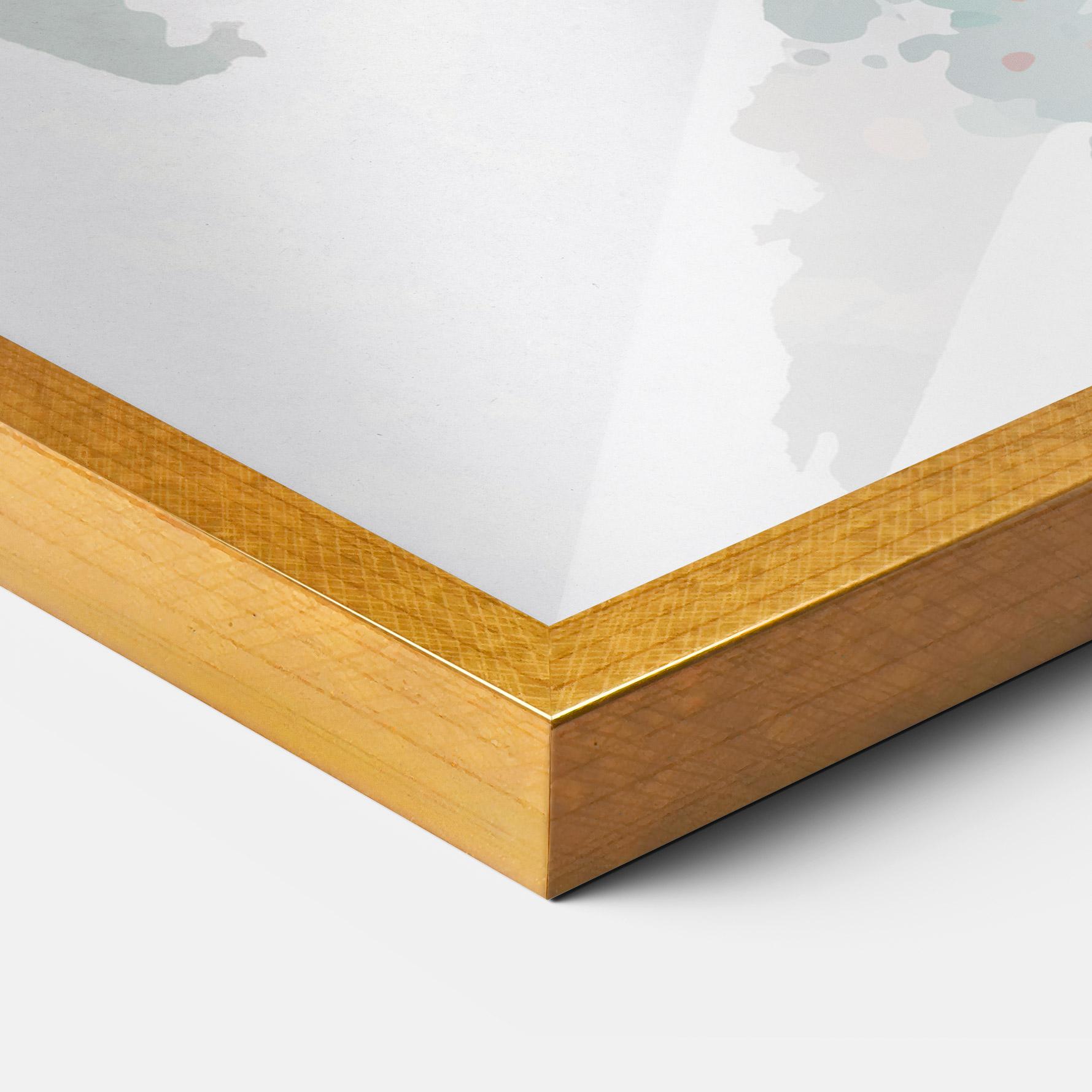 Рамкиран постер Tenis Watercolor mockup 3