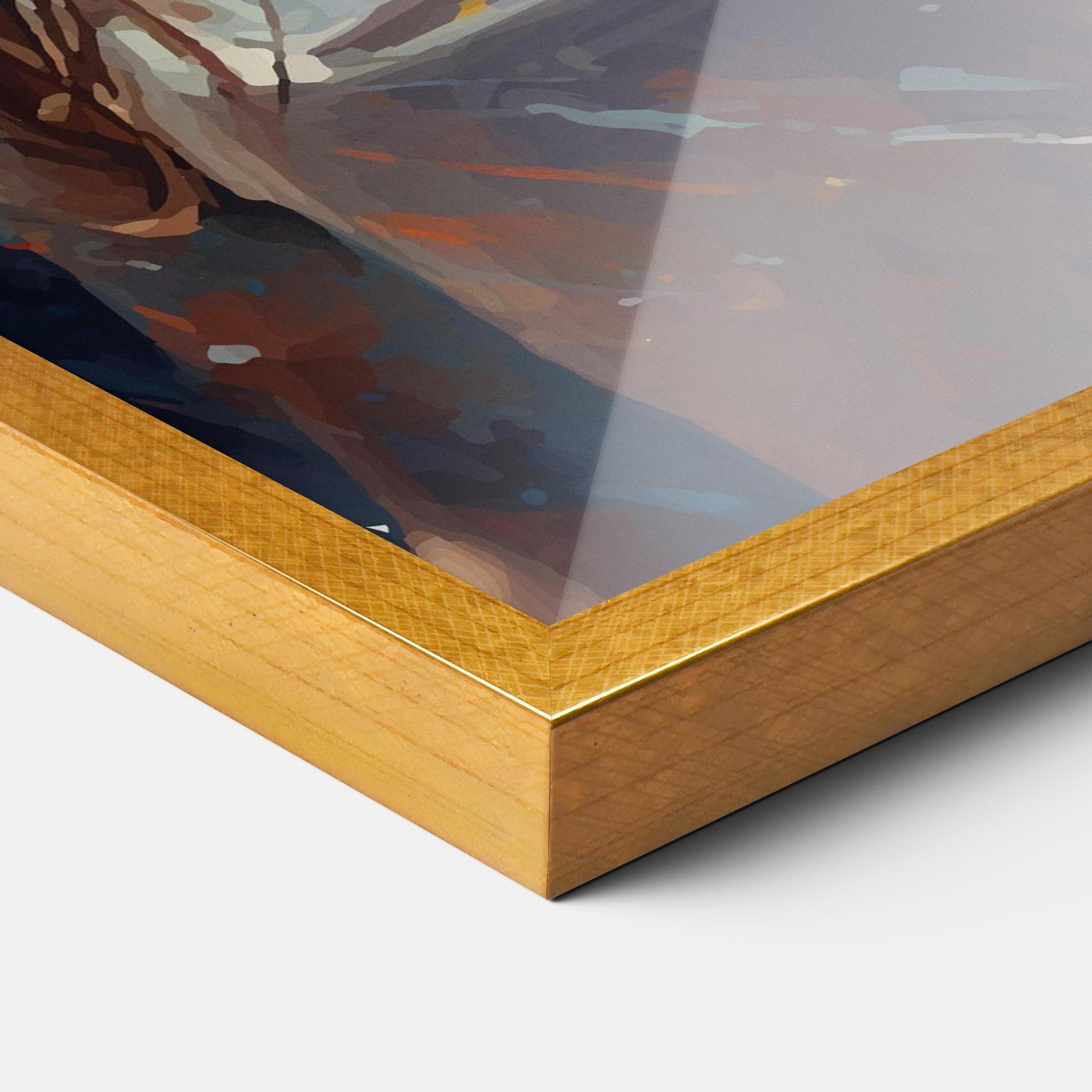 Рамкиран постер Tennis Pretty Girl mockup 3