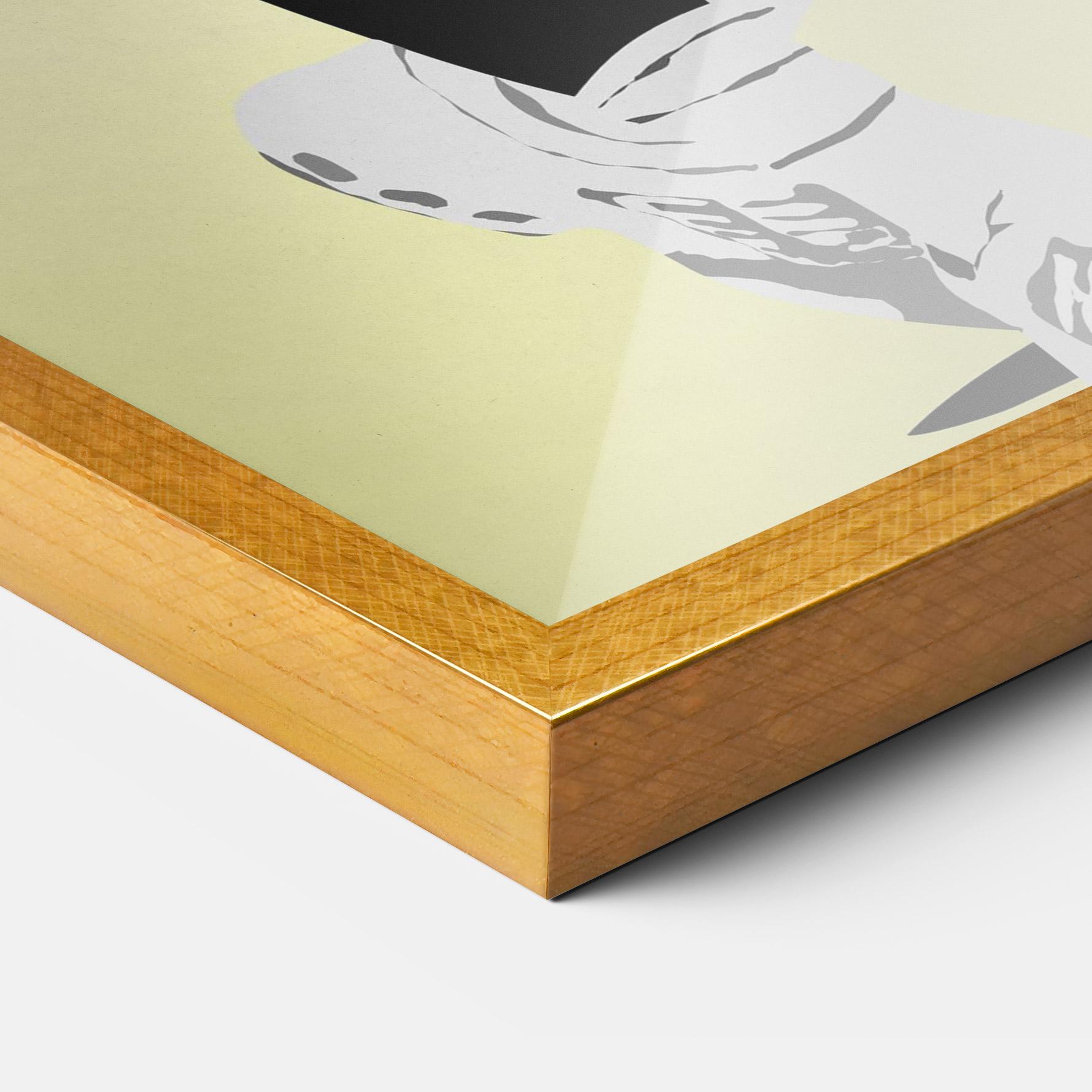 Рамкиран постер Yellow Light Tennis mockup 3