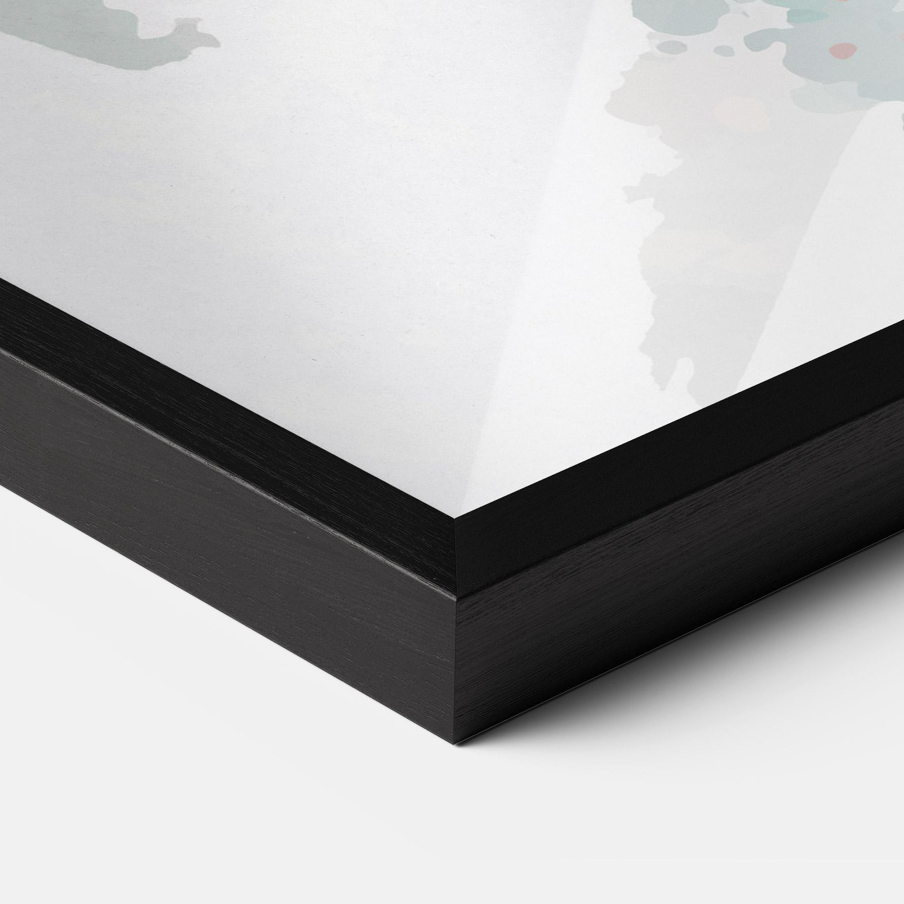 Рамкиран постер Tenis Watercolor mockup 3