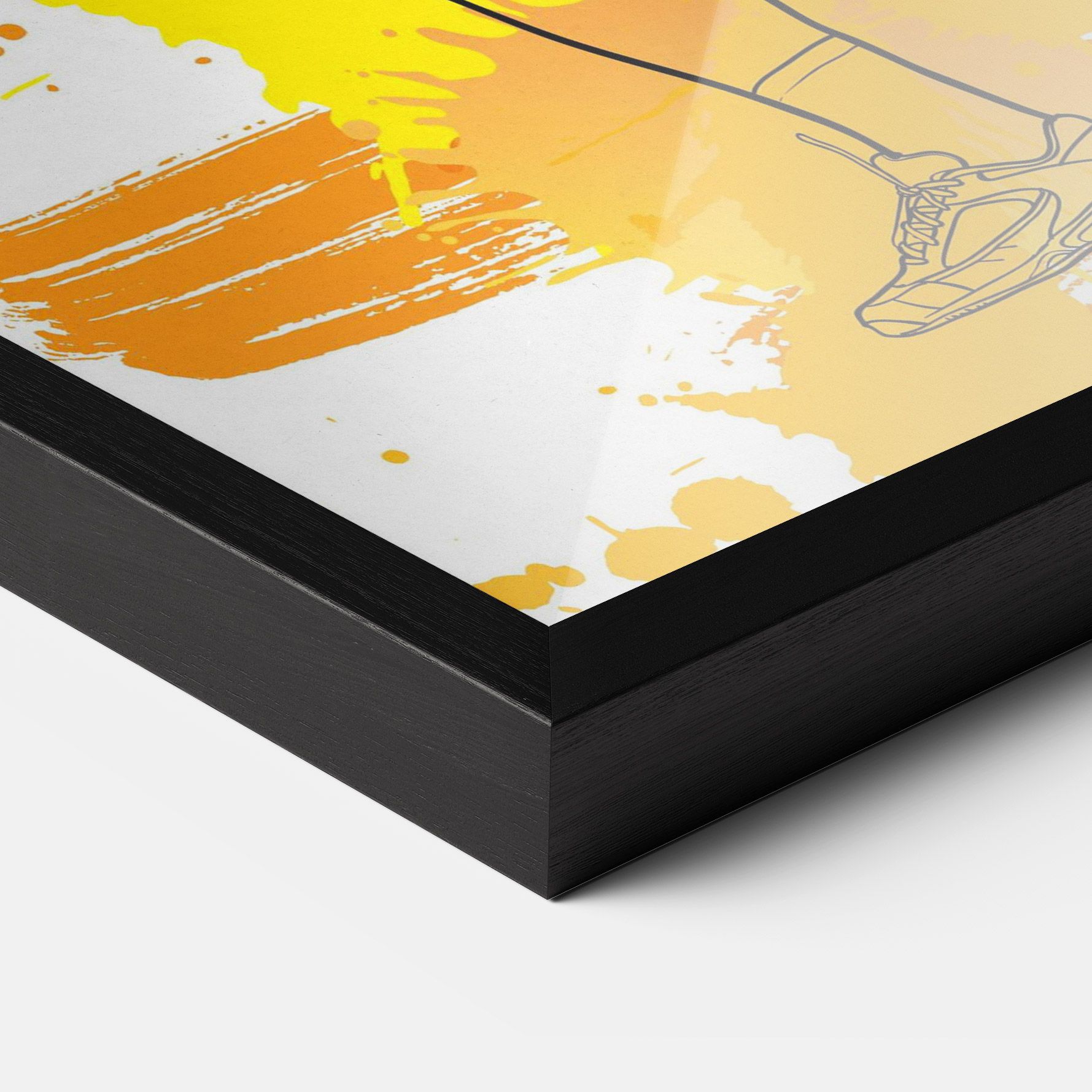 Yellow Art Tennis mockup 3